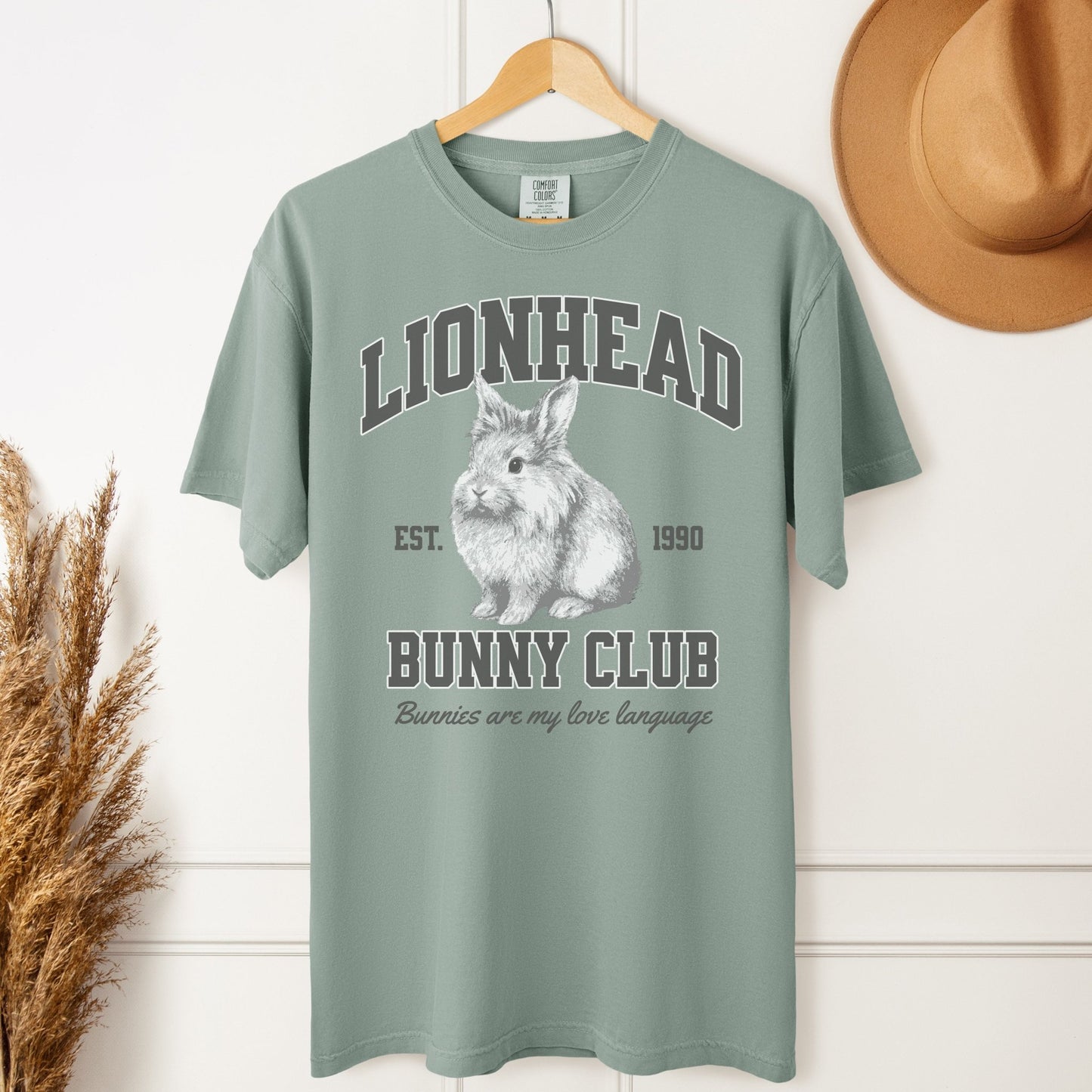 Lionhead Bunny Club Unisex Garment - dyed Heavyweight T-Shirt - Chester & Co.