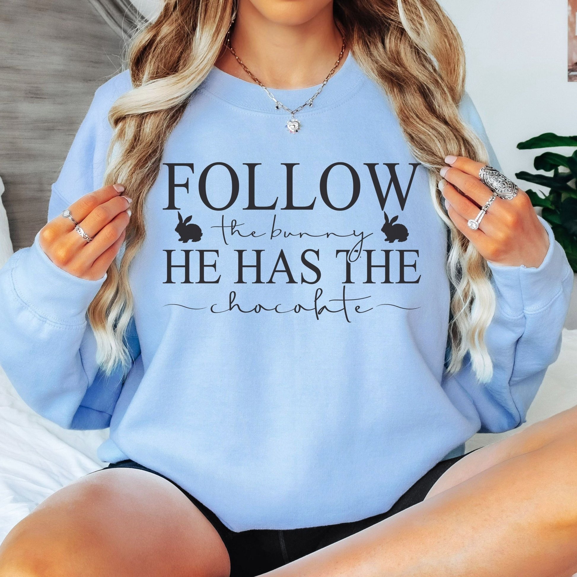 Follow the Bunny Unisex Sweatshirt - Chester & Co.