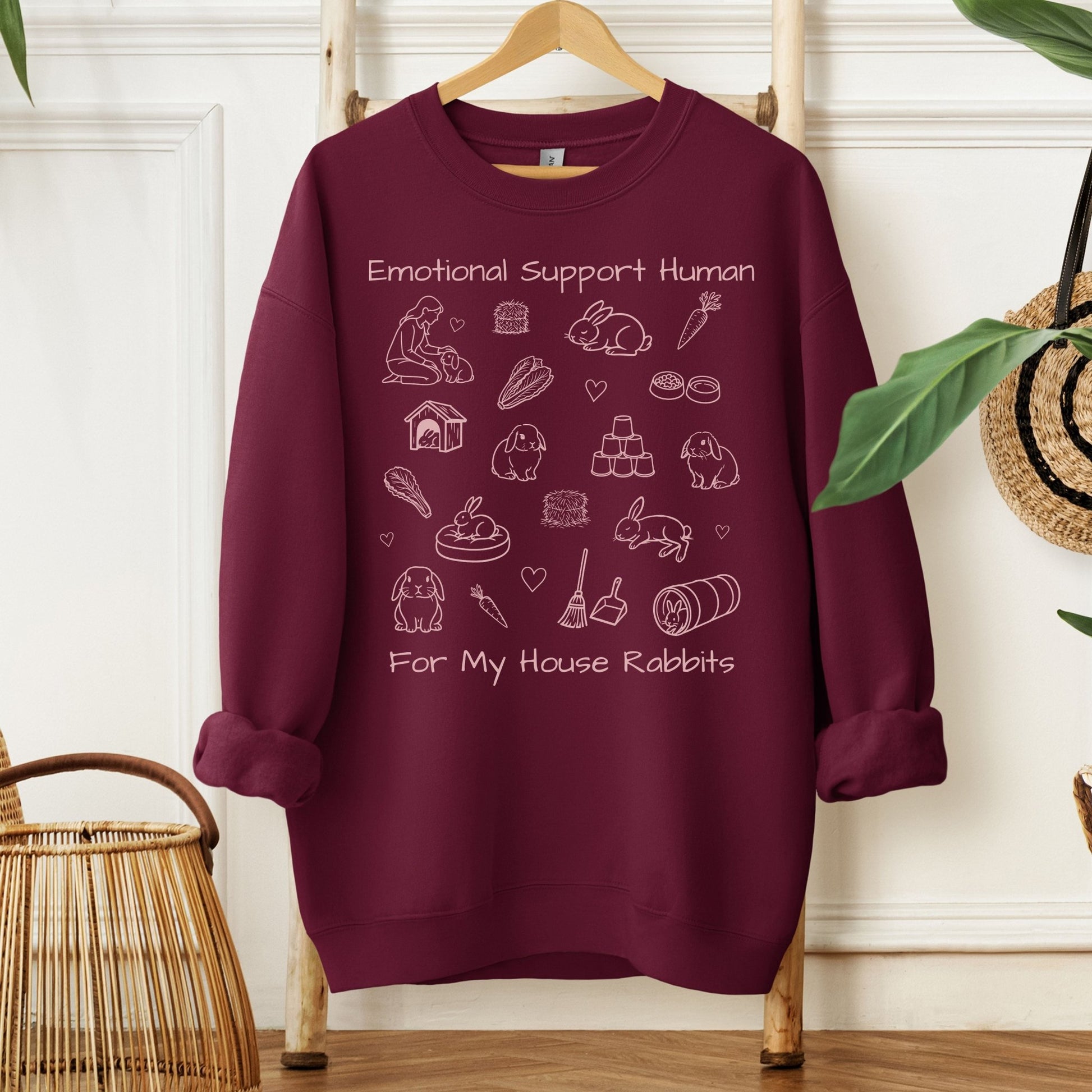 Emotional Support Human Unisex Sweatshirt - Chester & Co.
