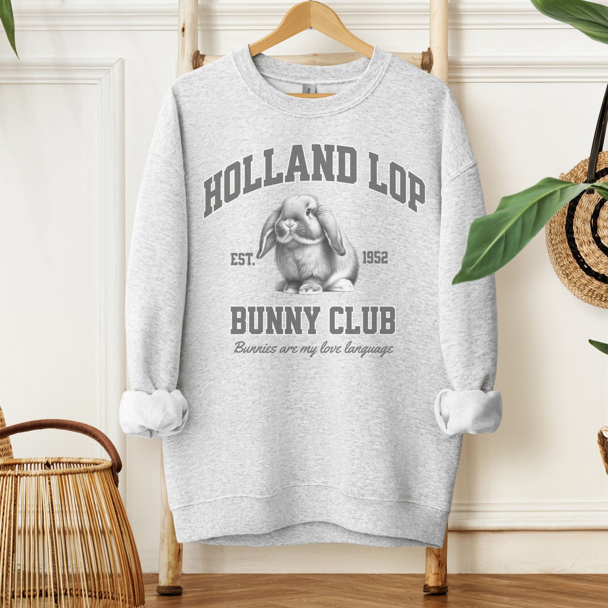 Holland Lop Bunny Club Unisex Sweatshirt - Chester & Co.