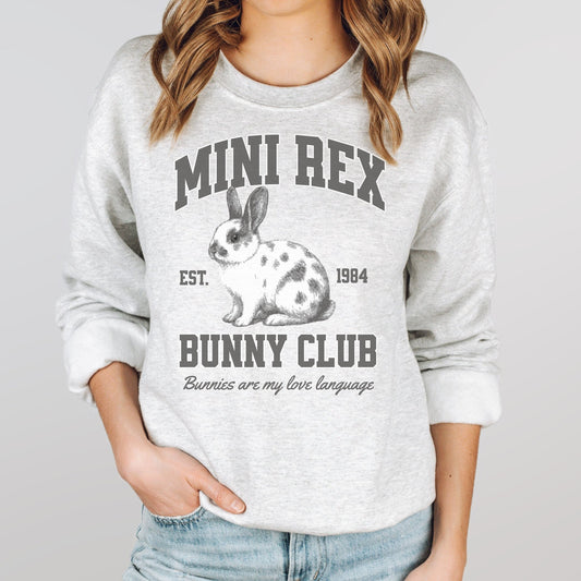 Mini Rex Bunny Club Unisex Sweatshirt - Chester & Co.