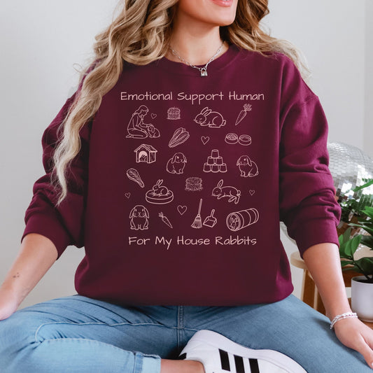 Emotional Support Human Unisex Sweatshirt - Chester & Co.