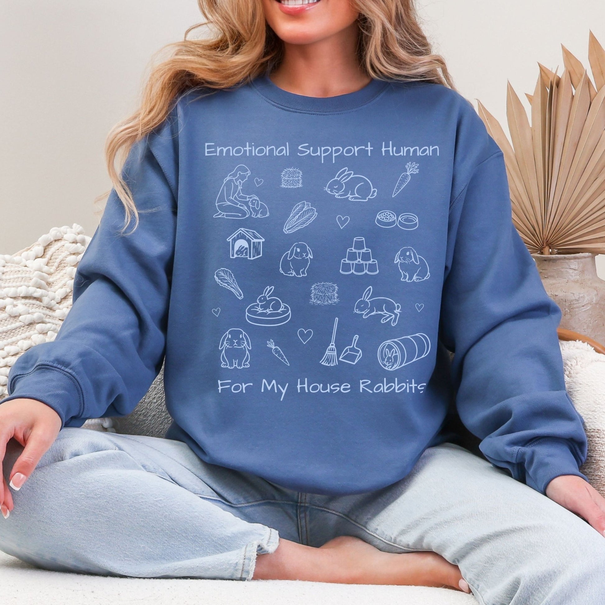 Emotional Support Human Unisex Sweatshirt - Chester & Co.