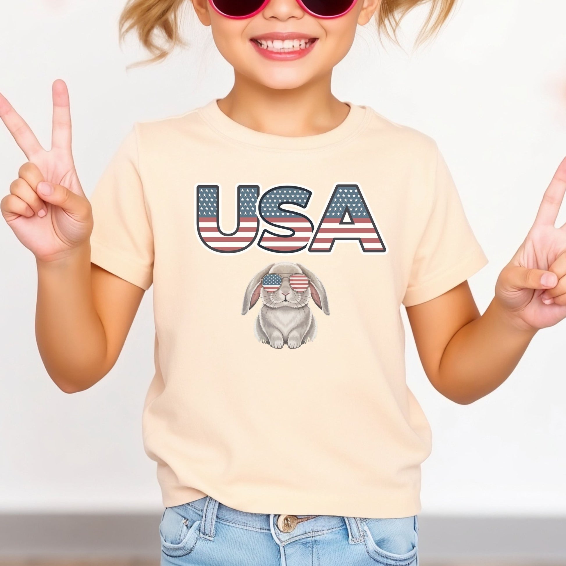 USA Rabbit Youth Short Sleeve T-Shirt - Chester & Co.