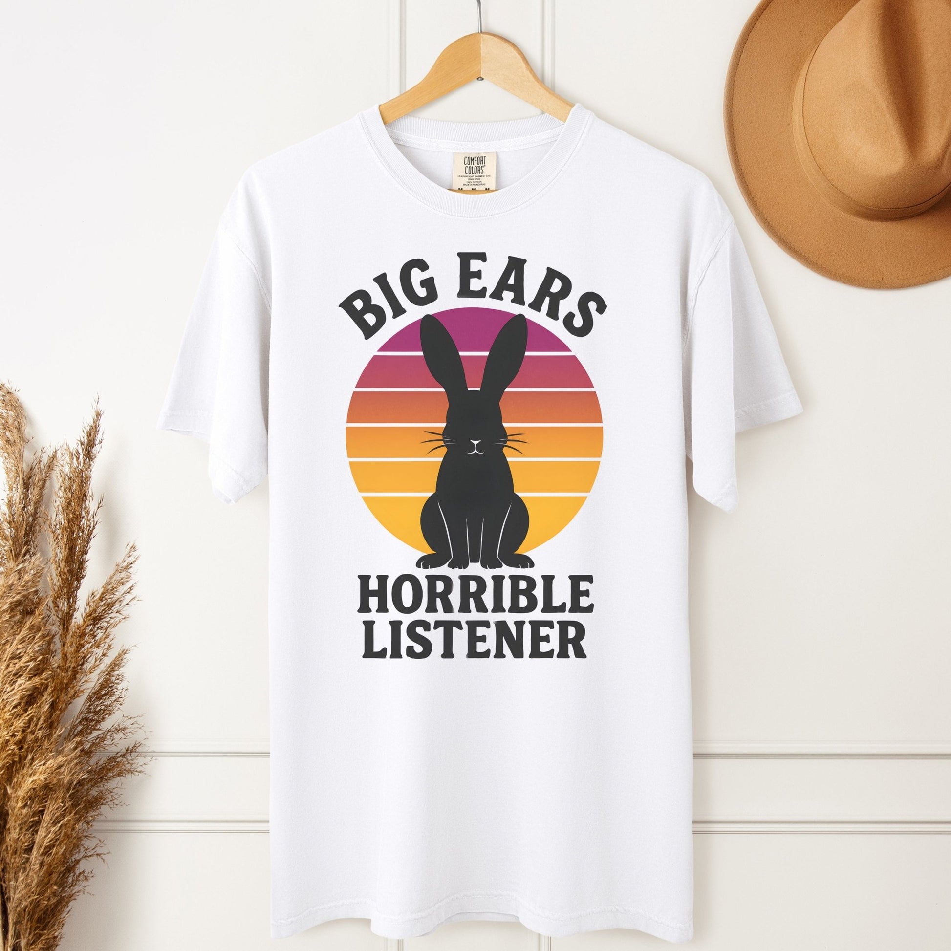 Big Ears, Horrible Listener Unisex Garment - dyed Heavyweight T-Shirt - Chester & Co.