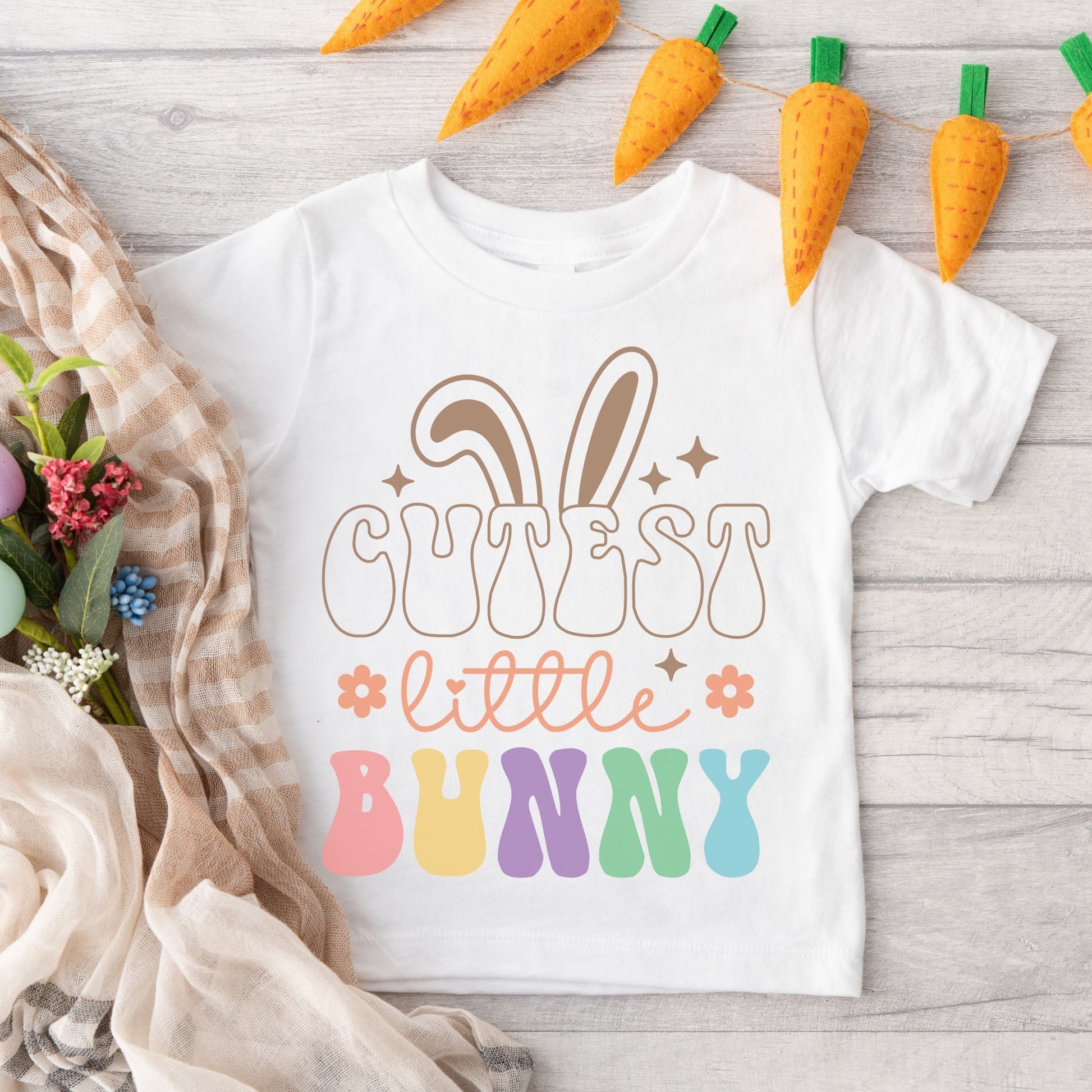 Cutest Little Bunny Baby Jersey Short Sleeve Tee - Chester & Co.