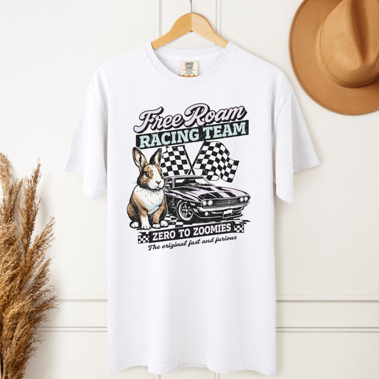 Free Roam Racing Team Heavyweight T-Shirt - Chester & Co.