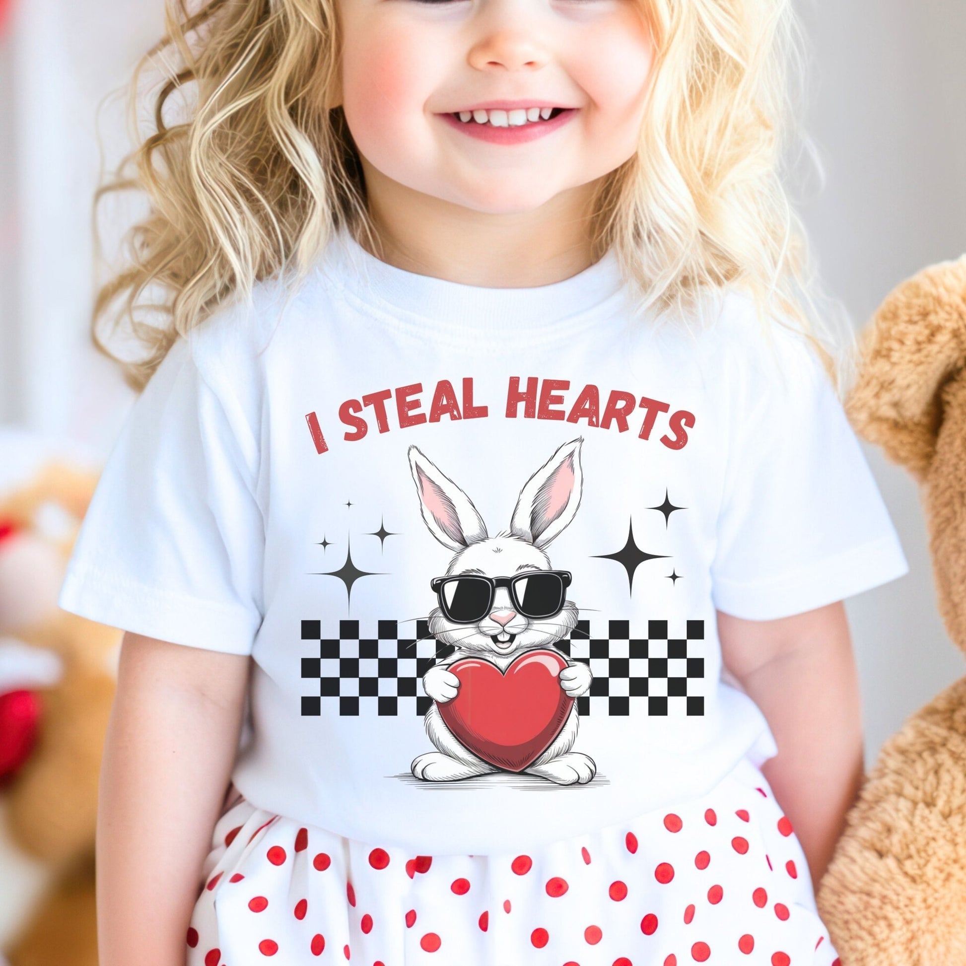 I Steal Hearts Toddler Short Sleeve Tee - Chester & Co.