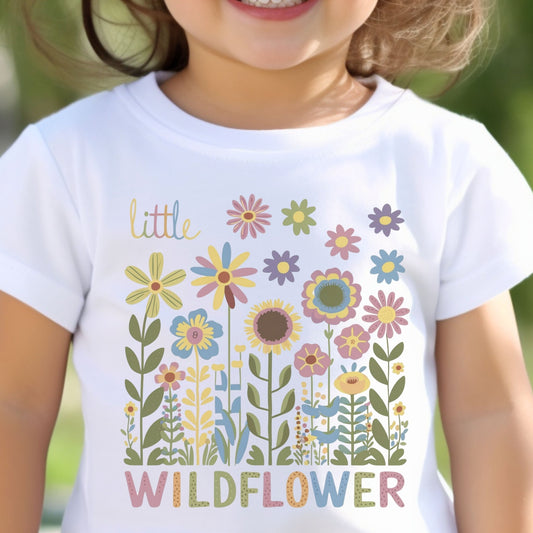 Little Wildflower Toddler Short Sleeve Tee - Chester & Co.