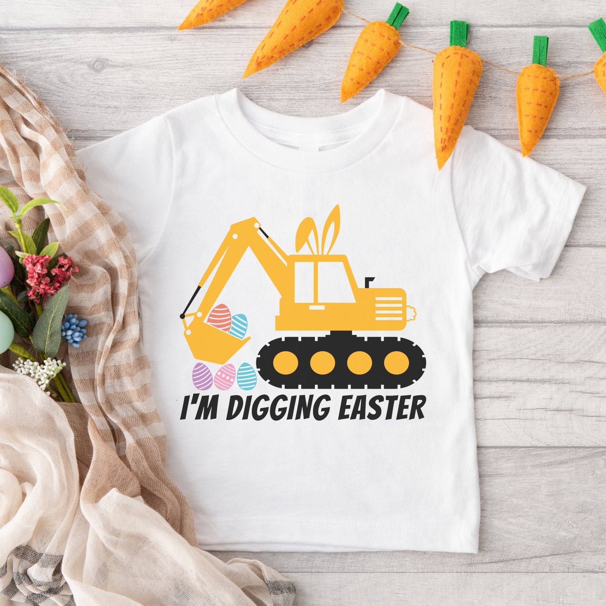 I'm Digging Easter Baby Jersey Short Sleeve Tee - Chester & Co.