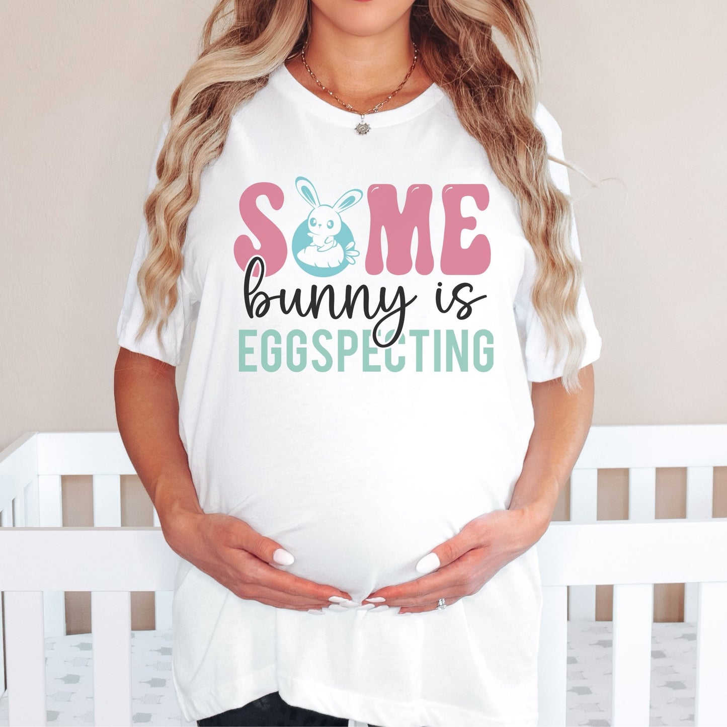 Some Bunny is Eggspecting Unisex T-Shirt - Chester & Co.