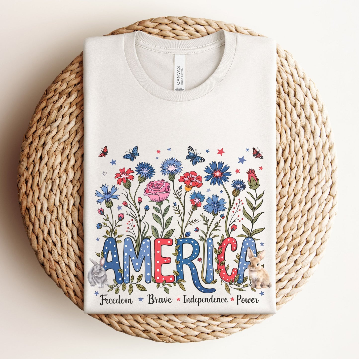 America Florals Unisex T-Shirt - Chester & Co.