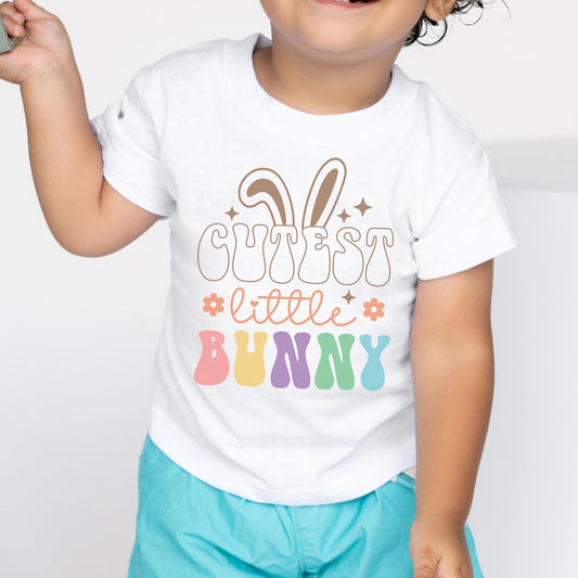Cutest Little Bunny Baby Jersey Short Sleeve Tee - Chester & Co.