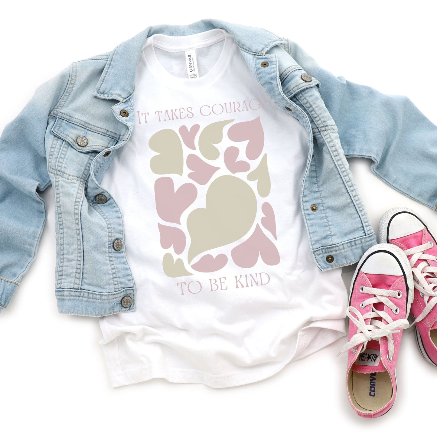 Courage To Be Kind Youth Short Sleeve T-Shirt - Chester & Co.