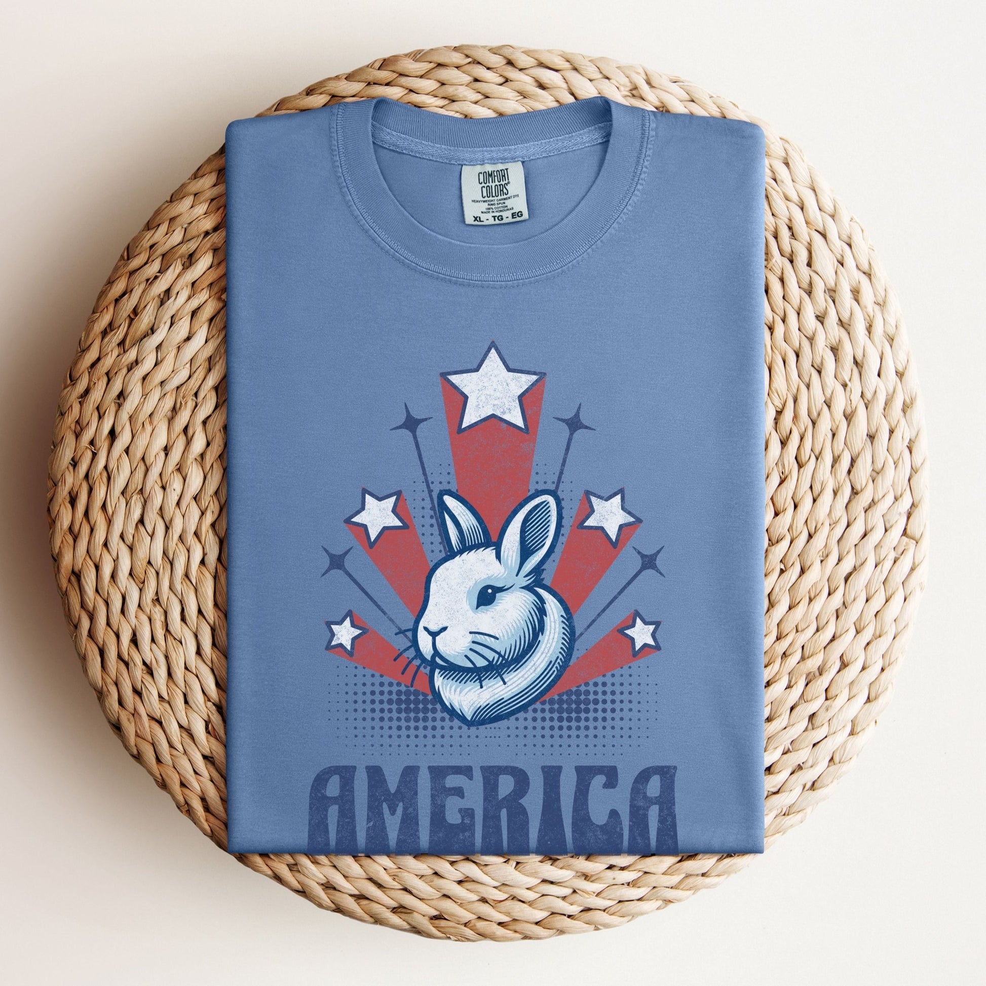 American Bunny Unisex Garment - dyed Heavyweight T-Shirt - Chester & Co.