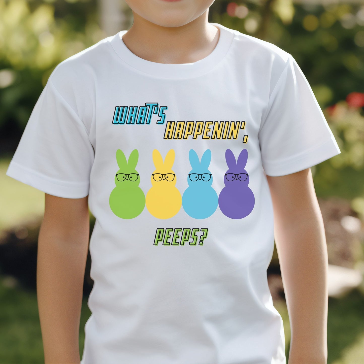 What's Happenin' Peeps Youth Short Sleeve T-Shirt - Chester & Co.