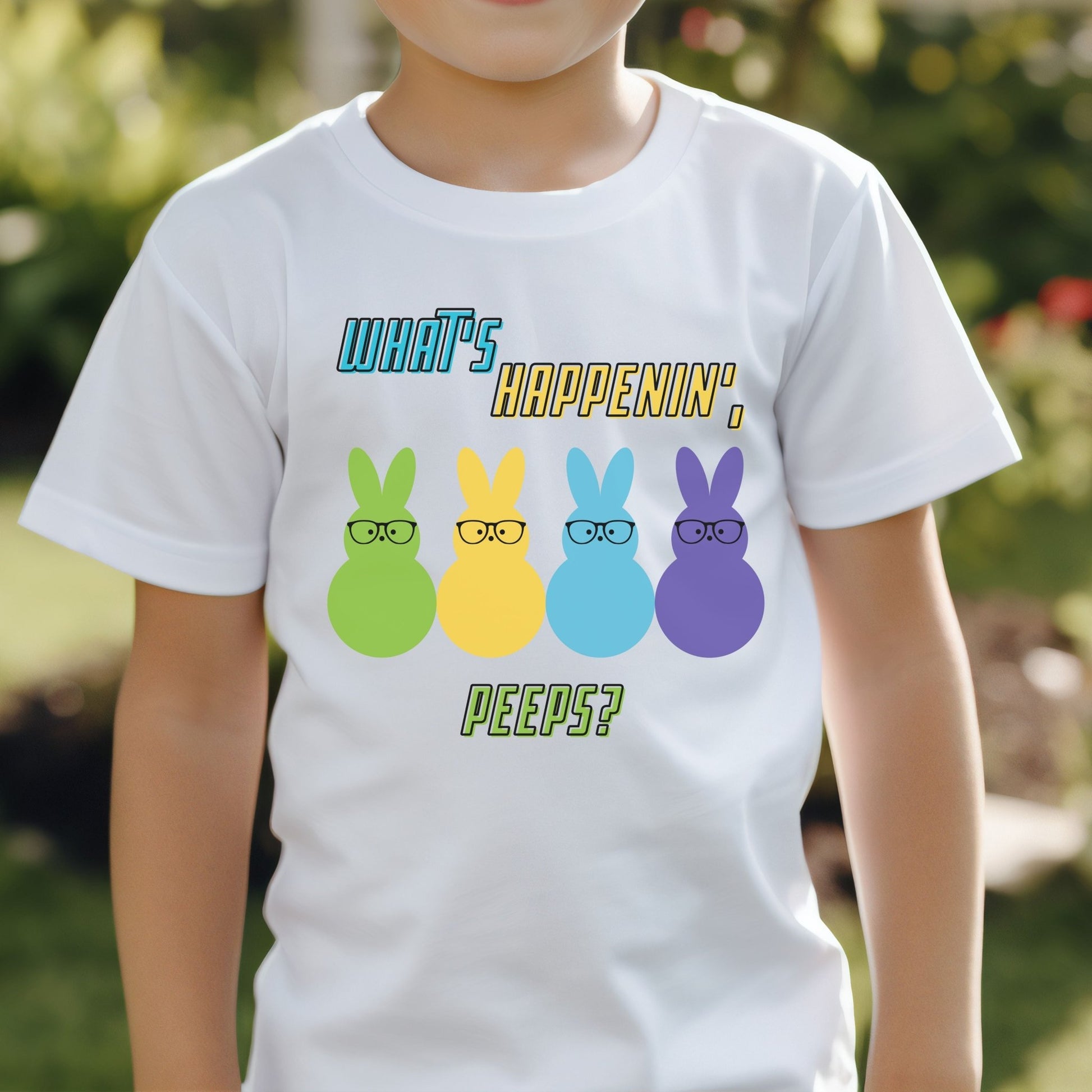 What's Happenin' Peeps Youth Short Sleeve T-Shirt - Chester & Co.