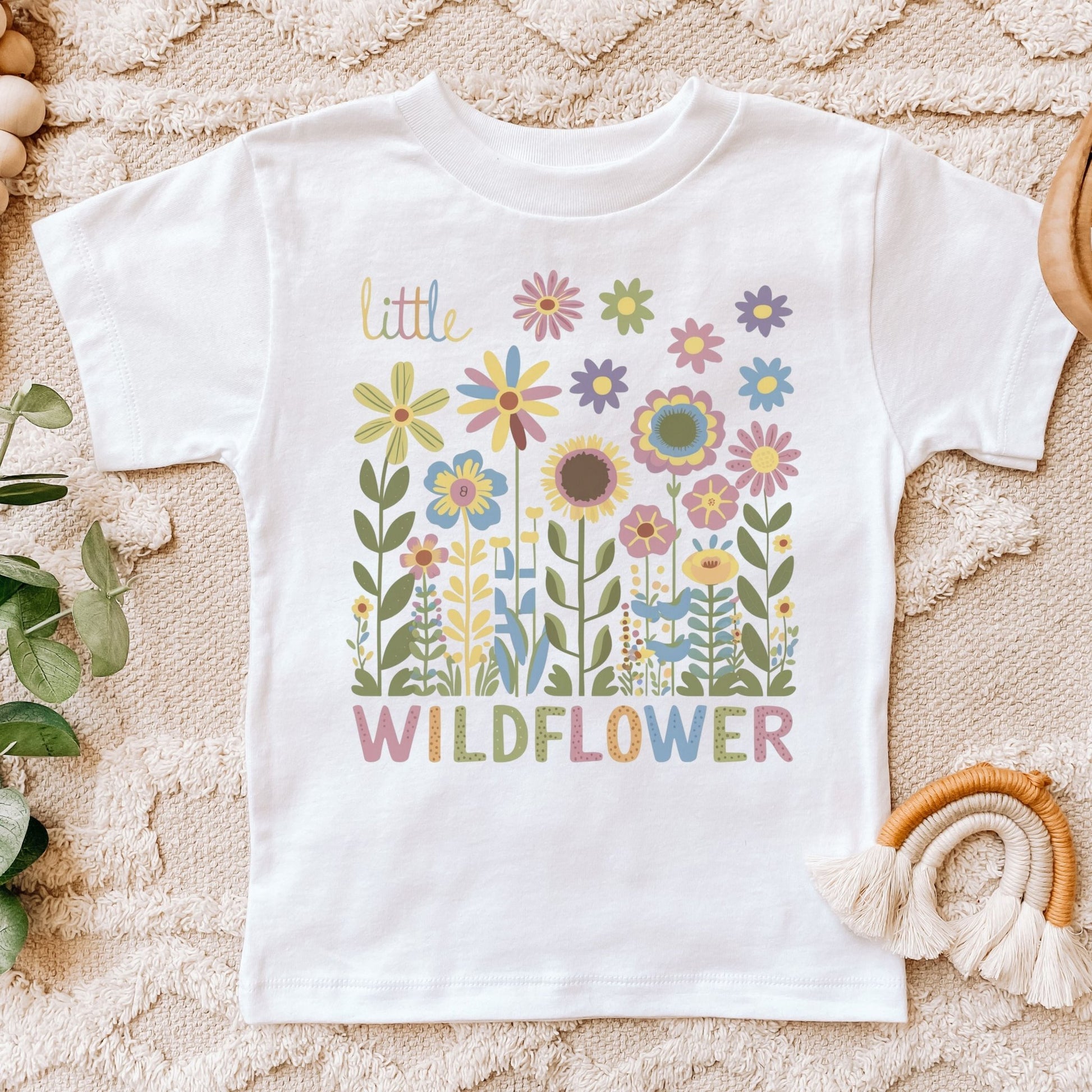 Little Wildflower Toddler Short Sleeve Tee - Chester & Co.
