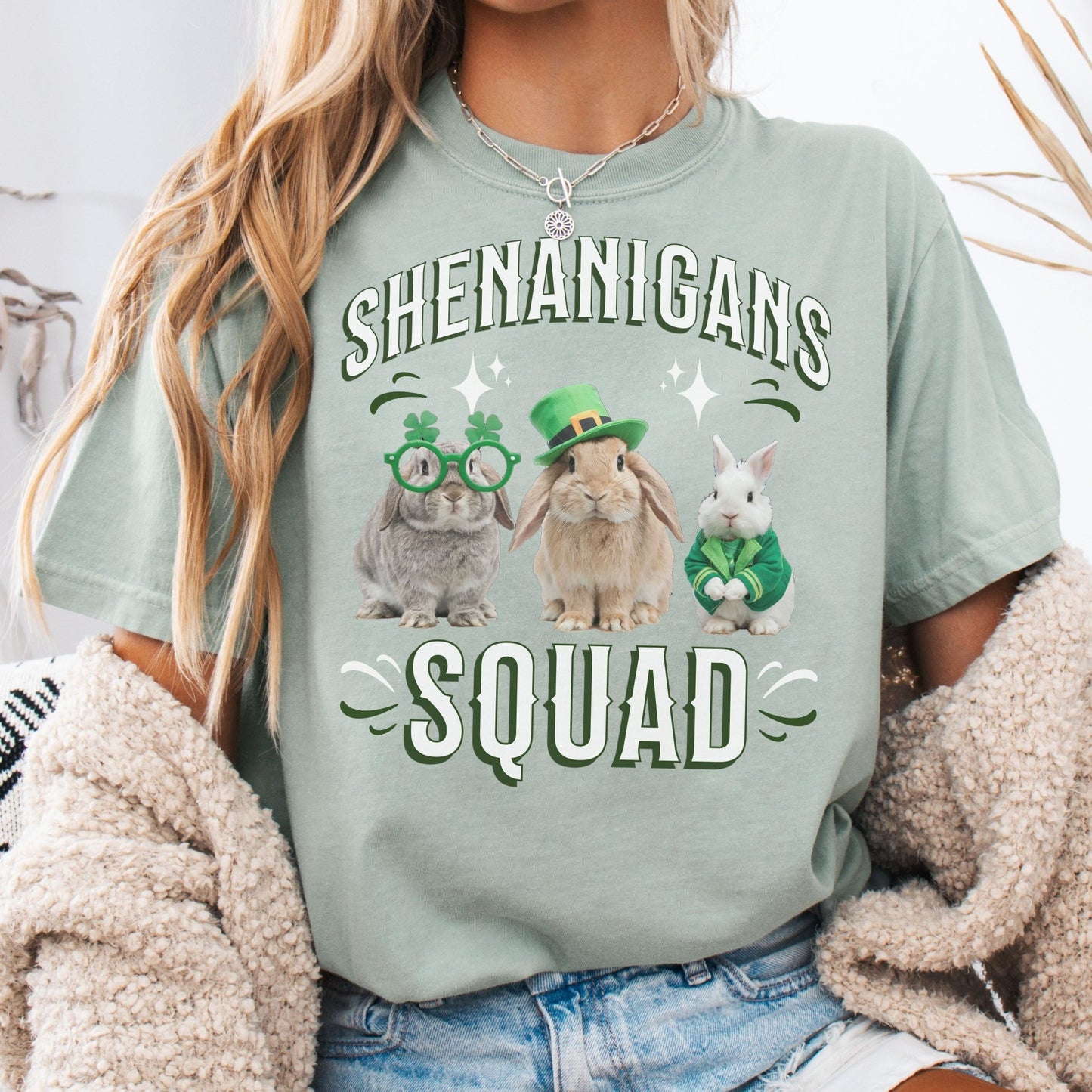 Shenanigans Squad Unisex Garment - dyed Heavyweight T-Shirt - Chester & Co.