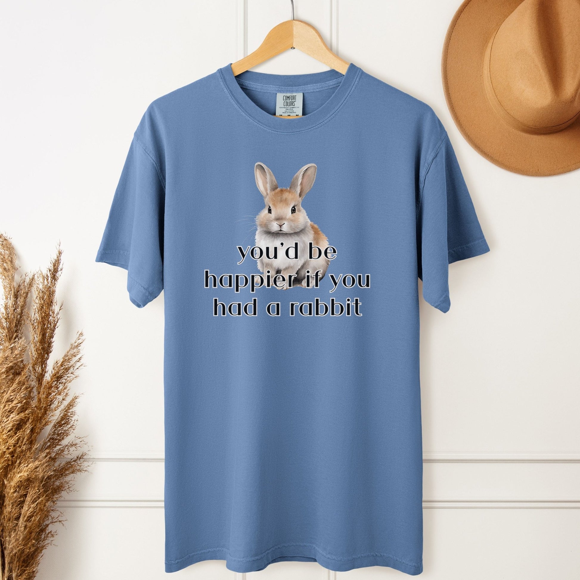 If You Had A Rabbit Unisex Garment - dyed Heavyweight T-Shirt - Chester & Co.