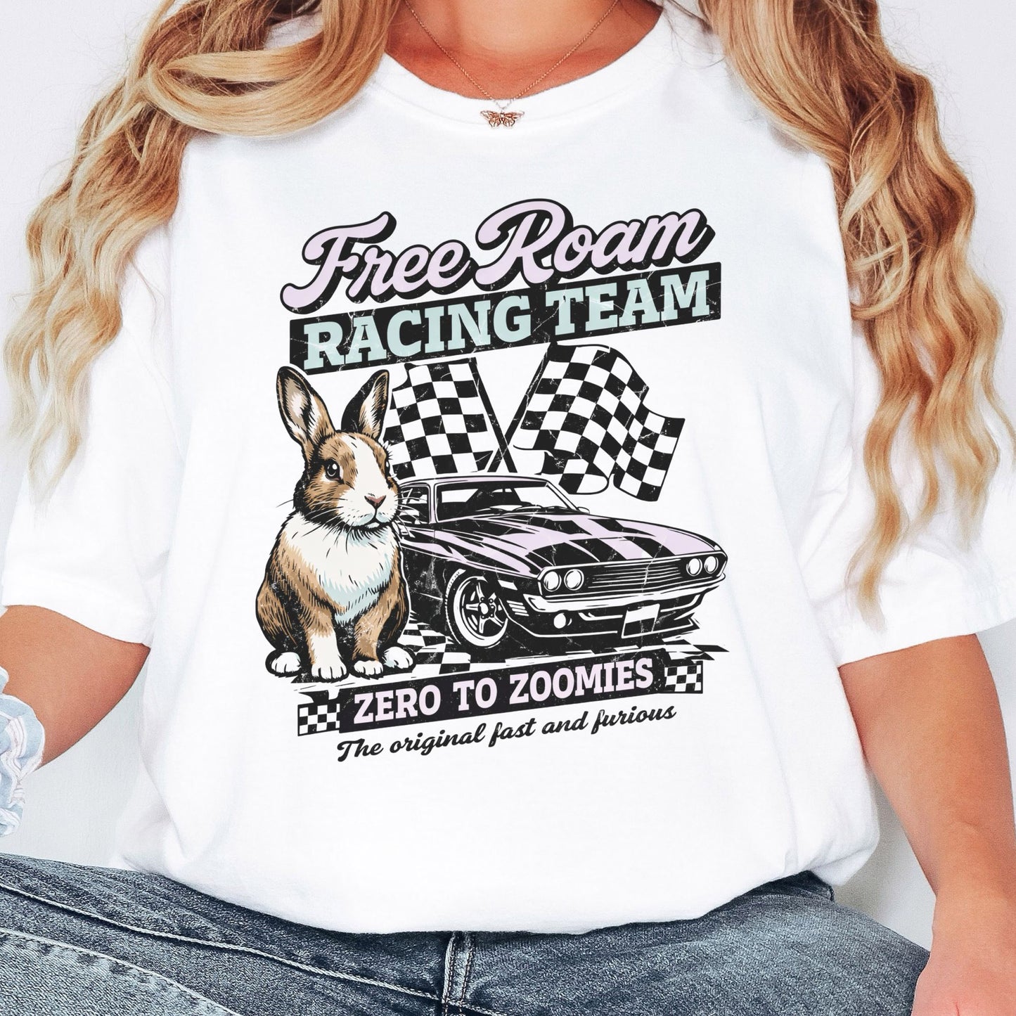 Free Roam Racing Team Heavyweight T-Shirt - Chester & Co.