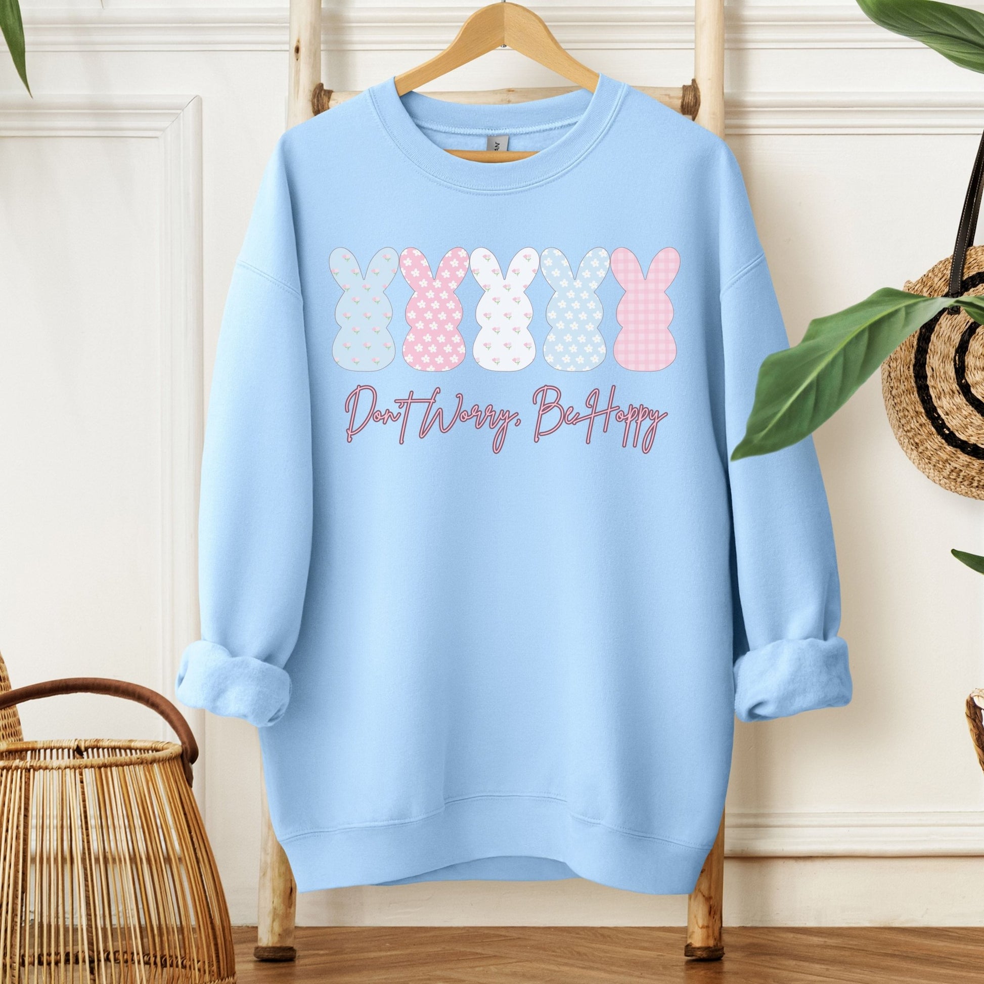 Don't Worry, Be Hoppy Unisex Sweatshirt - Chester & Co.