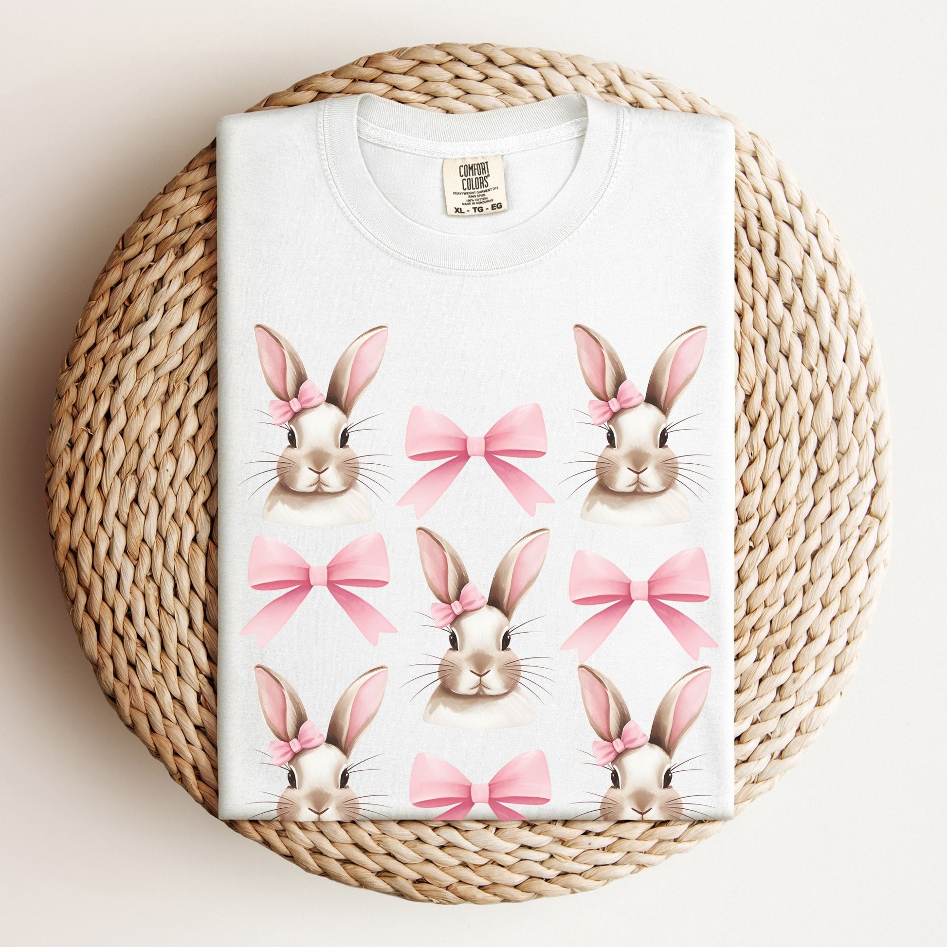 Buns and Bows Unisex Garment - dyed Heavyweight T-Shirt - Chester & Co.