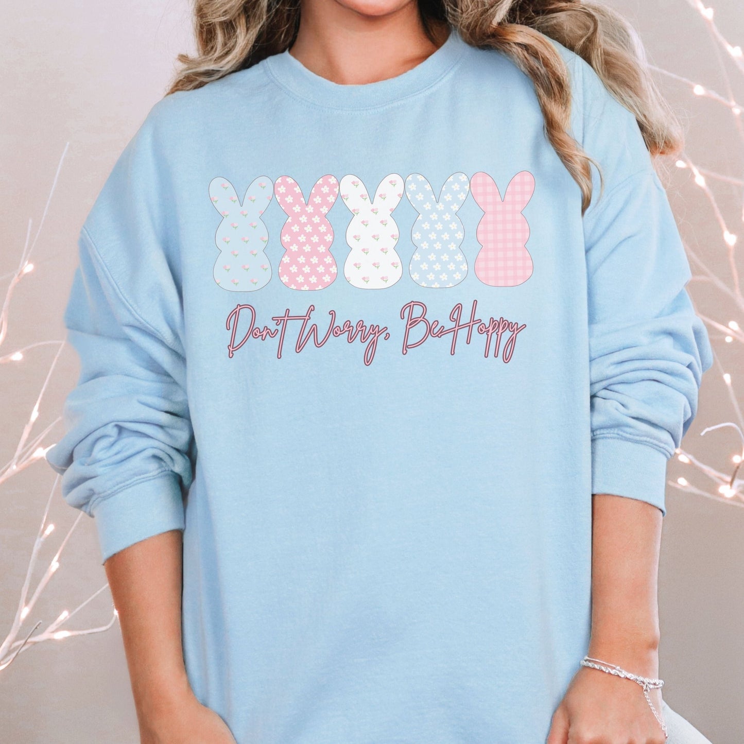 Don't Worry, Be Hoppy Unisex Sweatshirt - Chester & Co.