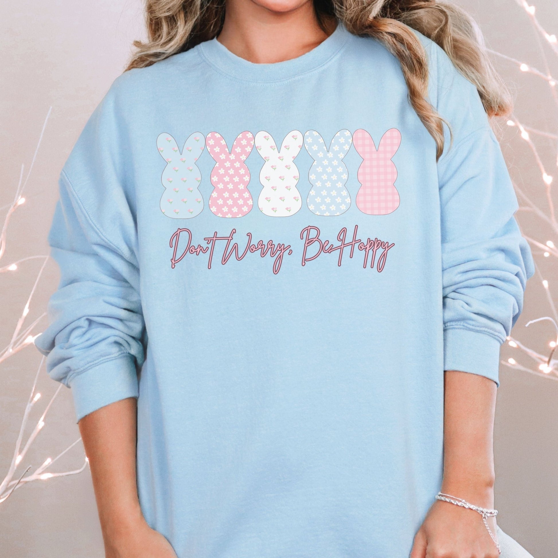 Don't Worry, Be Hoppy Unisex Sweatshirt - Chester & Co.