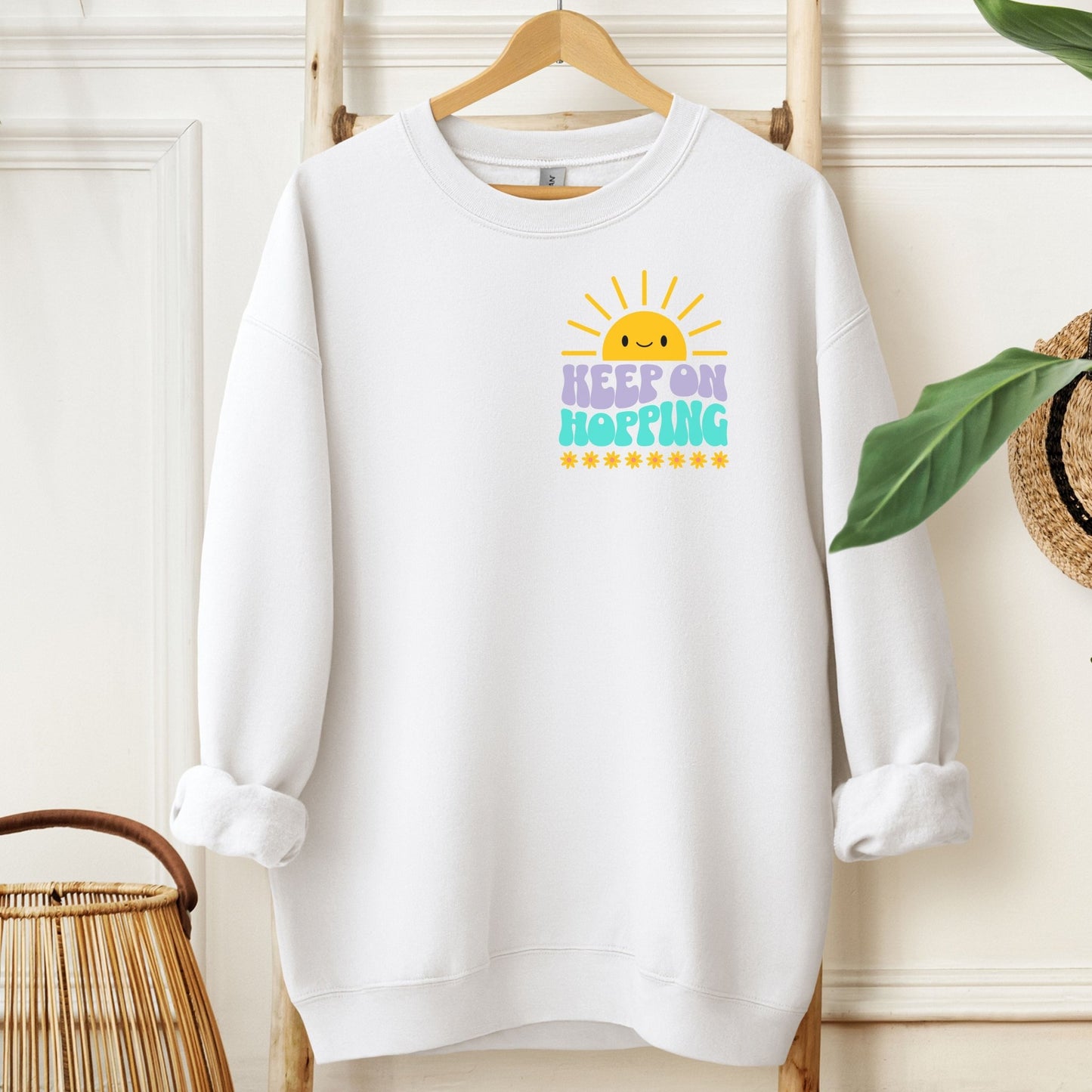 Keep On Hopping Unisex Sweatshirt - Chester & Co.