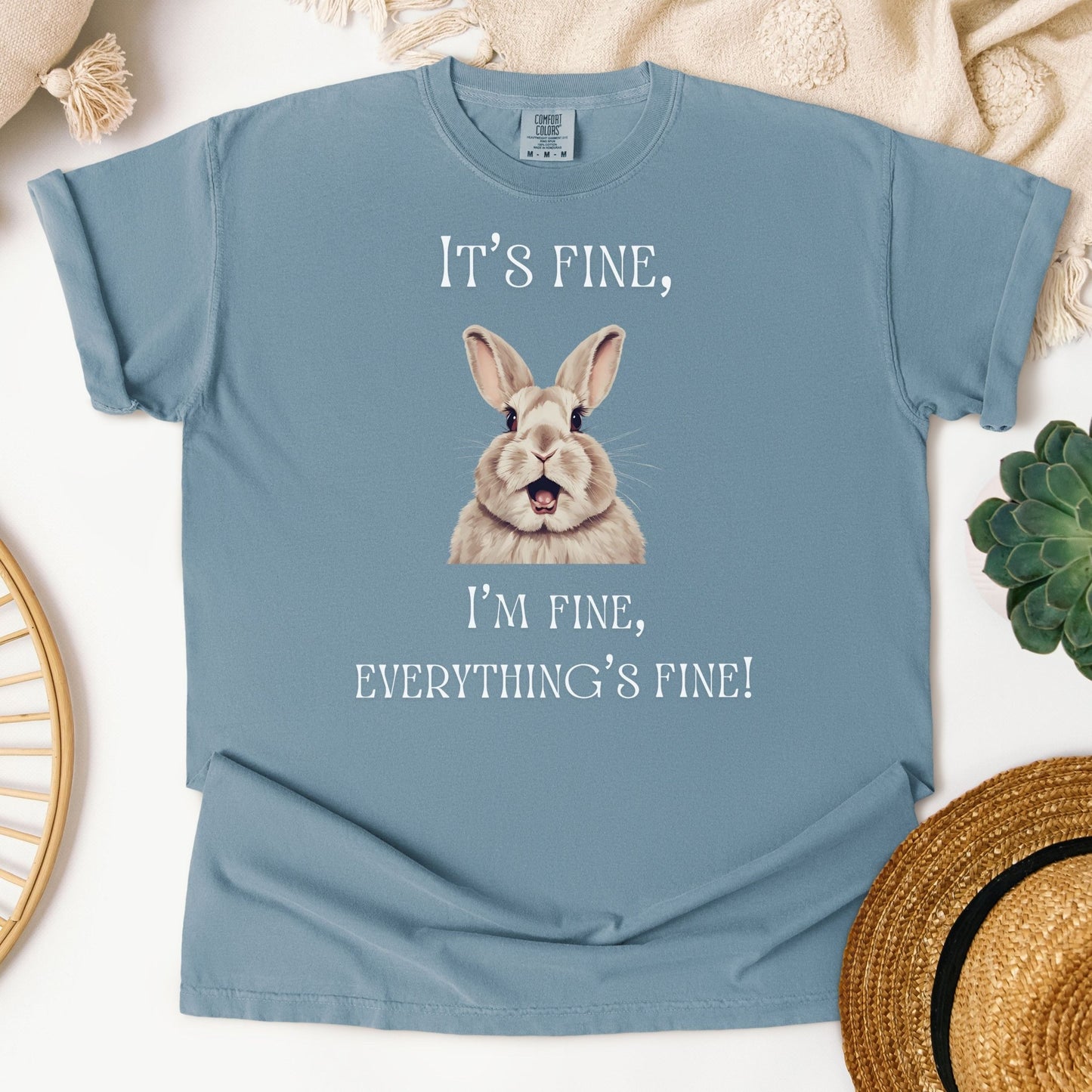 It's Fine Unisex Garment - Dyed Heavyweight T-Shirt - Chester & Co.