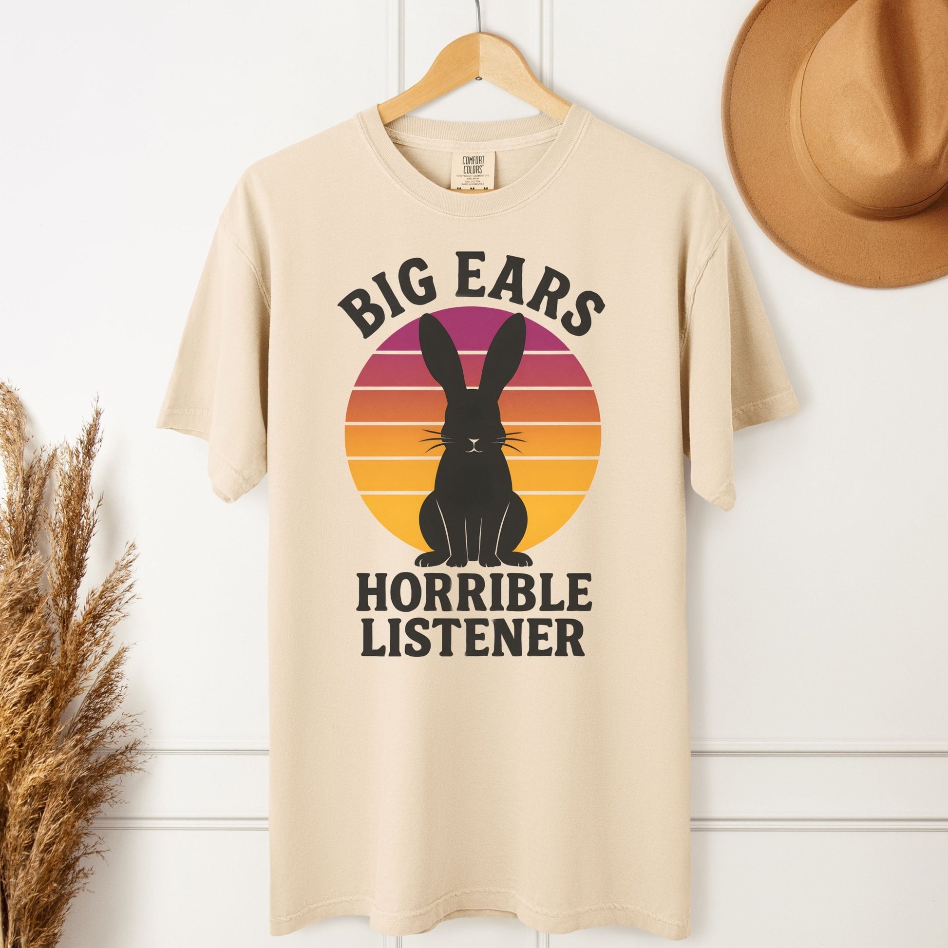 Big Ears, Horrible Listener Unisex Garment - dyed Heavyweight T-Shirt - Chester & Co.