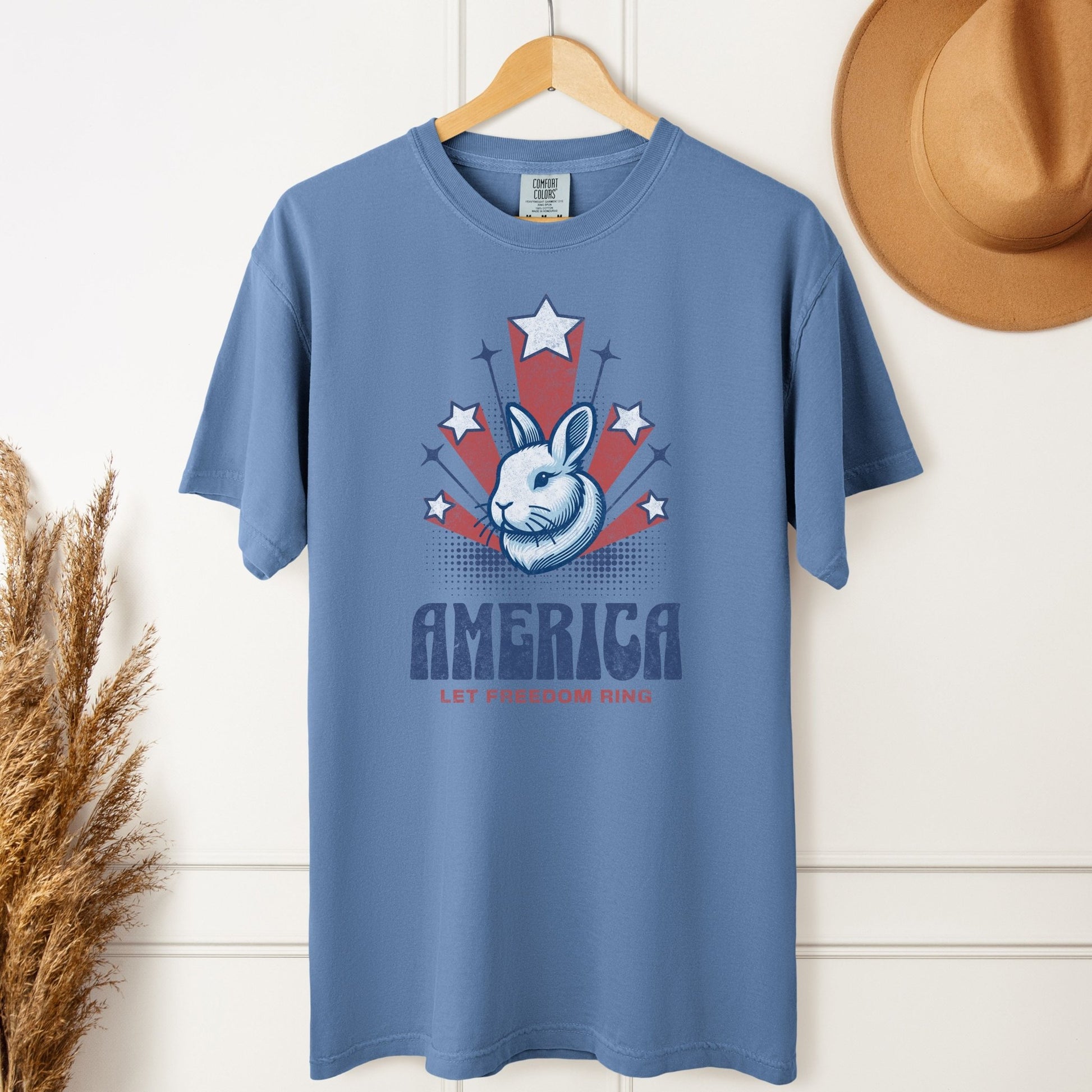 American Bunny Unisex Garment - dyed Heavyweight T-Shirt - Chester & Co.