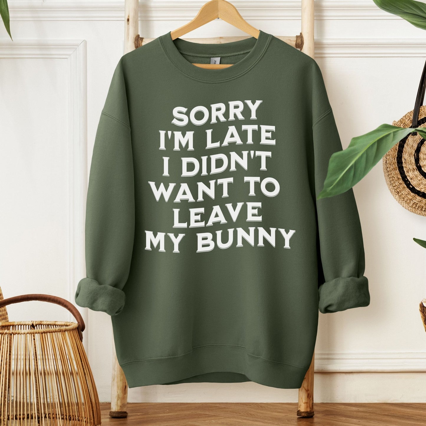Sorry, I'm Late Unisex Sweatshirt - Chester & Co.