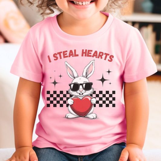I Steal Hearts Toddler Short Sleeve Tee - Chester & Co.