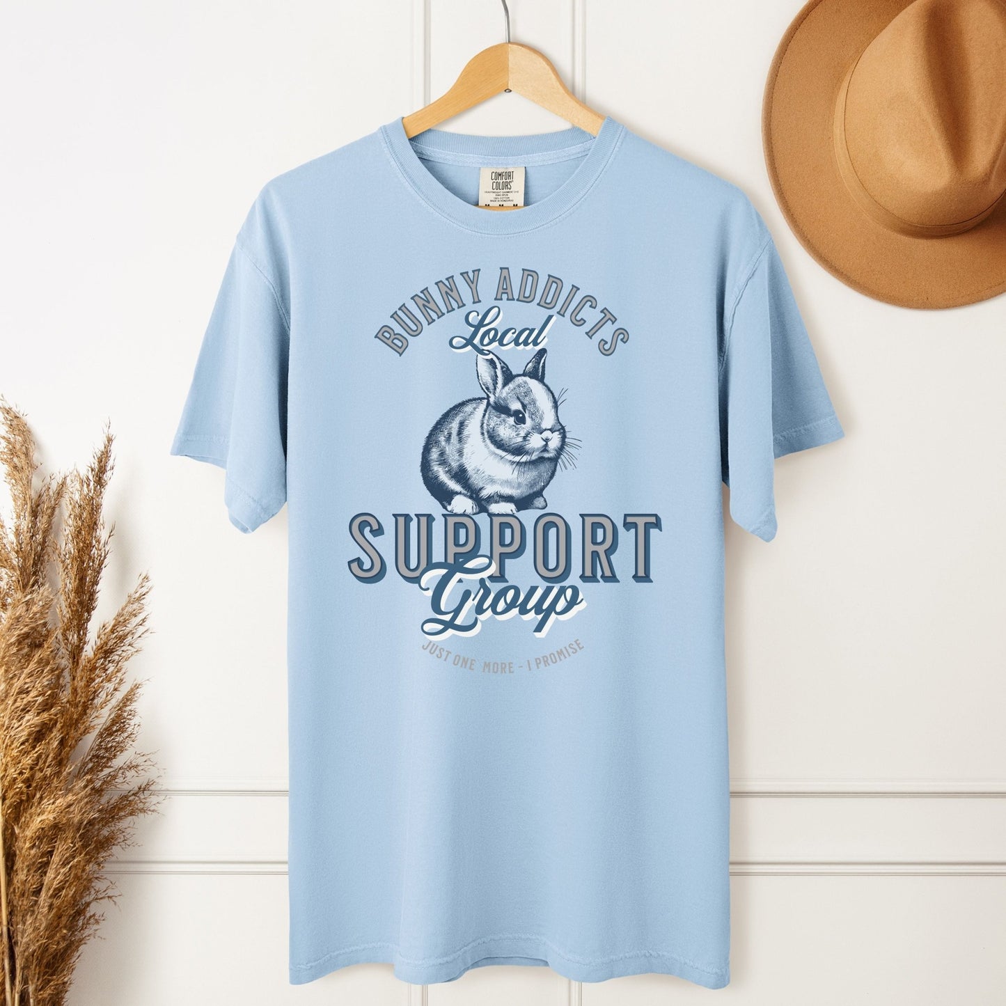 Bunny Addicts Support Group - Dwarf Unisex Garment - dyed Heavyweight T-Shirt - Chester & Co.