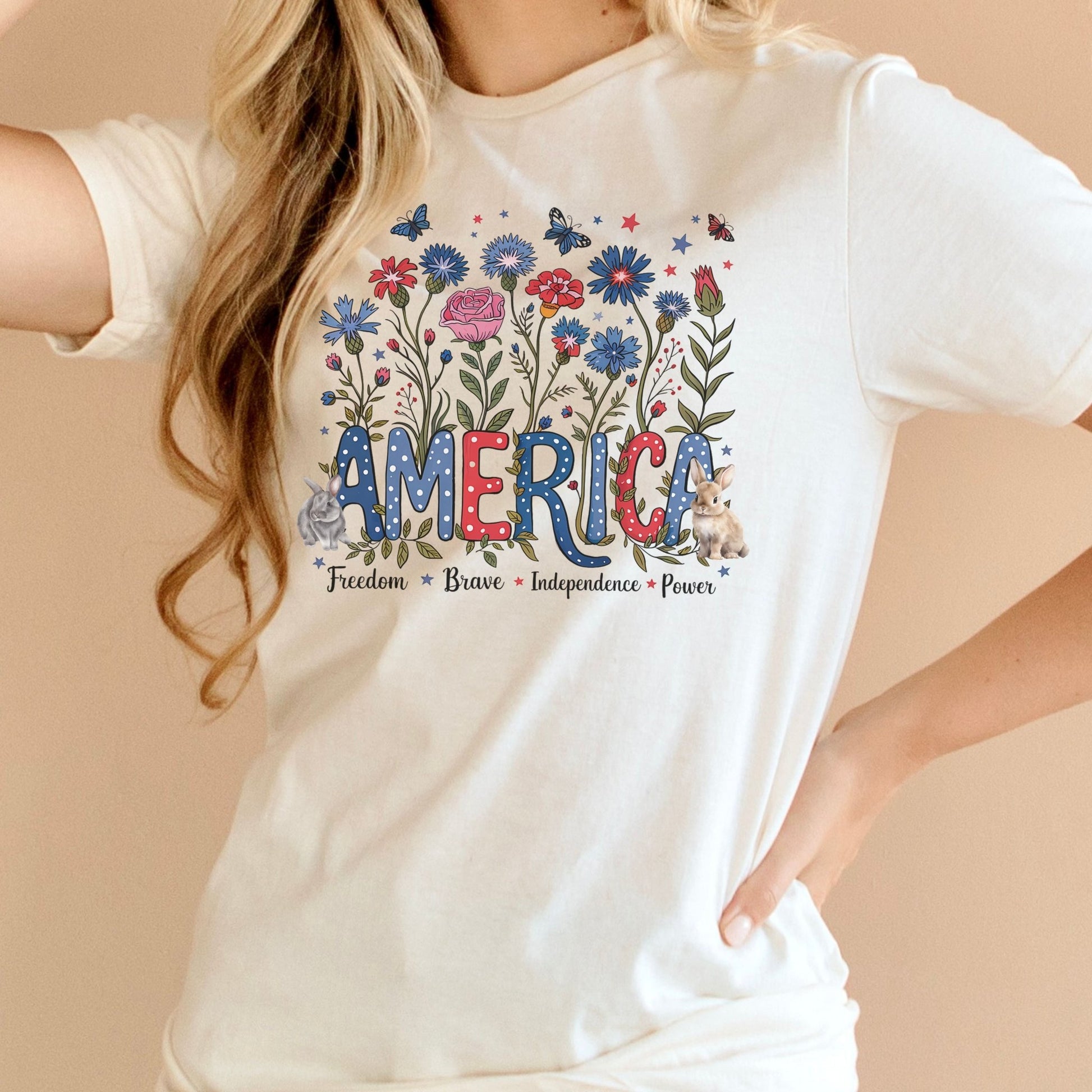 America Florals Unisex T-Shirt - Chester & Co.