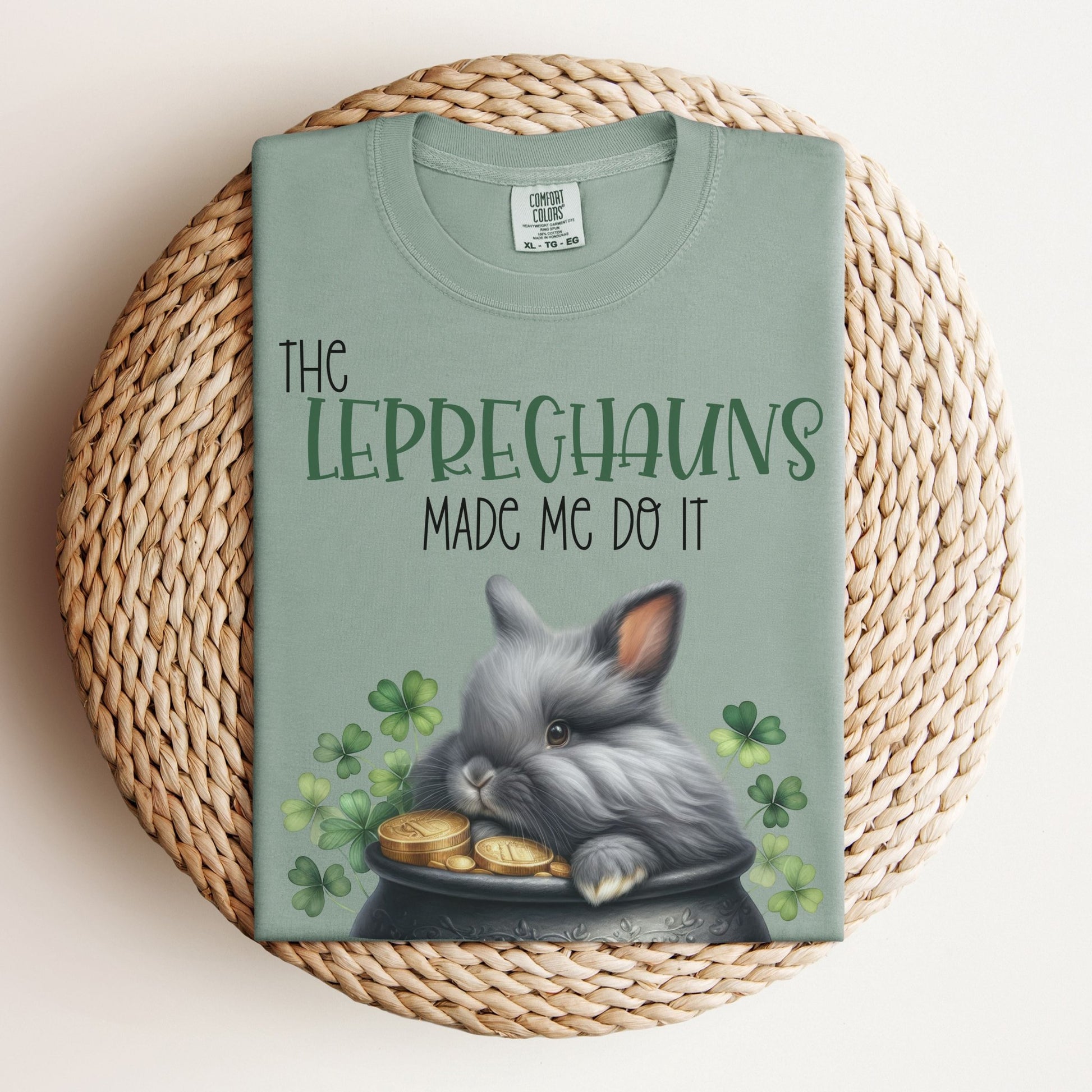 Leprechauns Made Me Unisex Garment - dyed Heavyweight T-Shirt - Chester & Co.