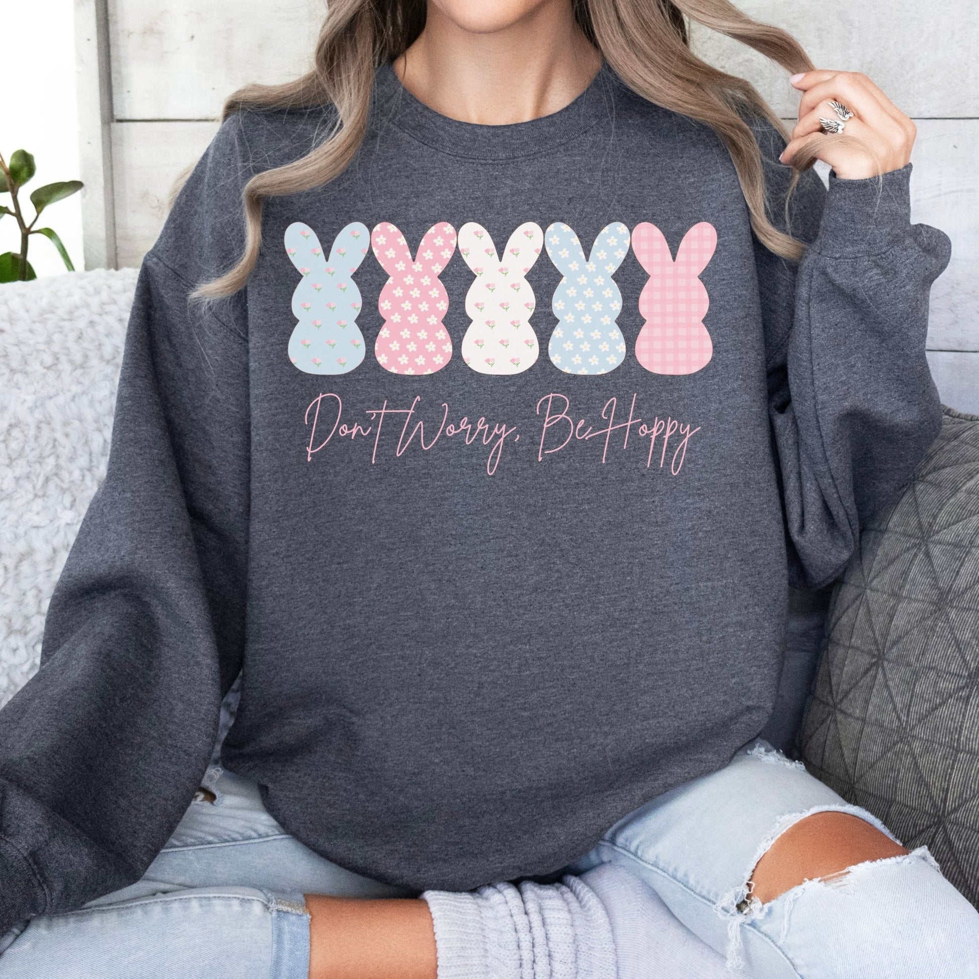 Don't Worry, Be Hoppy Unisex Sweatshirt - Chester & Co.