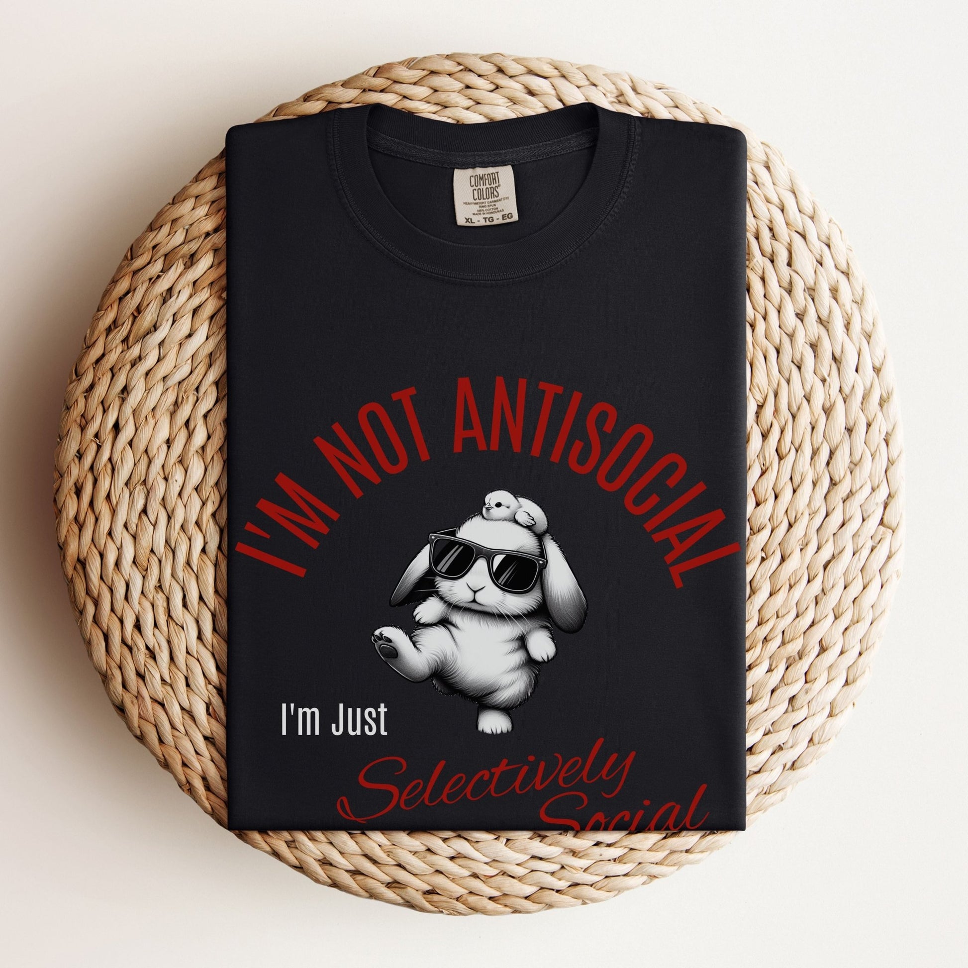 Selectively Social Unisex Garment - dyed Heavyweight T-Shirt - Chester & Co.