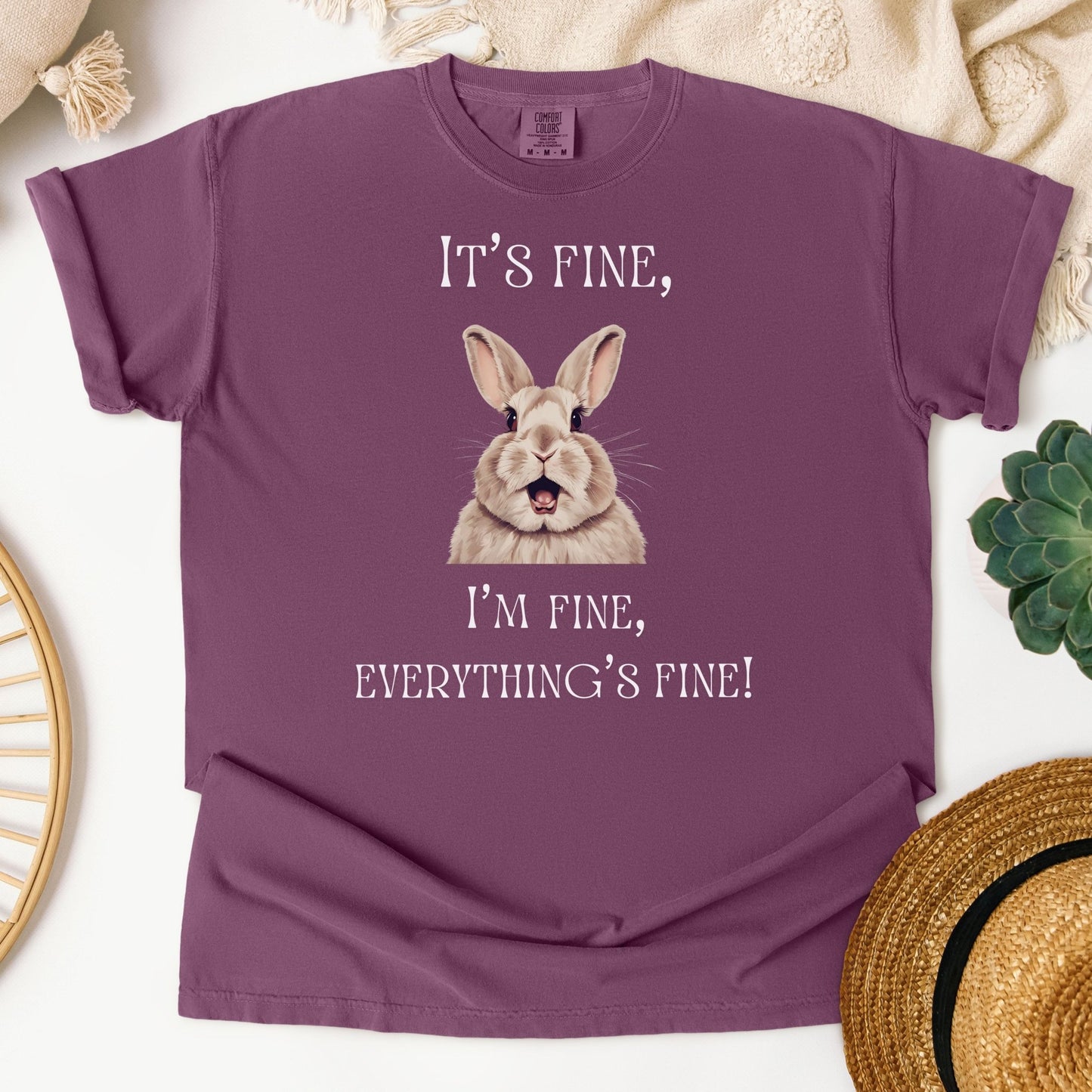 It's Fine Unisex Garment - Dyed Heavyweight T-Shirt - Chester & Co.