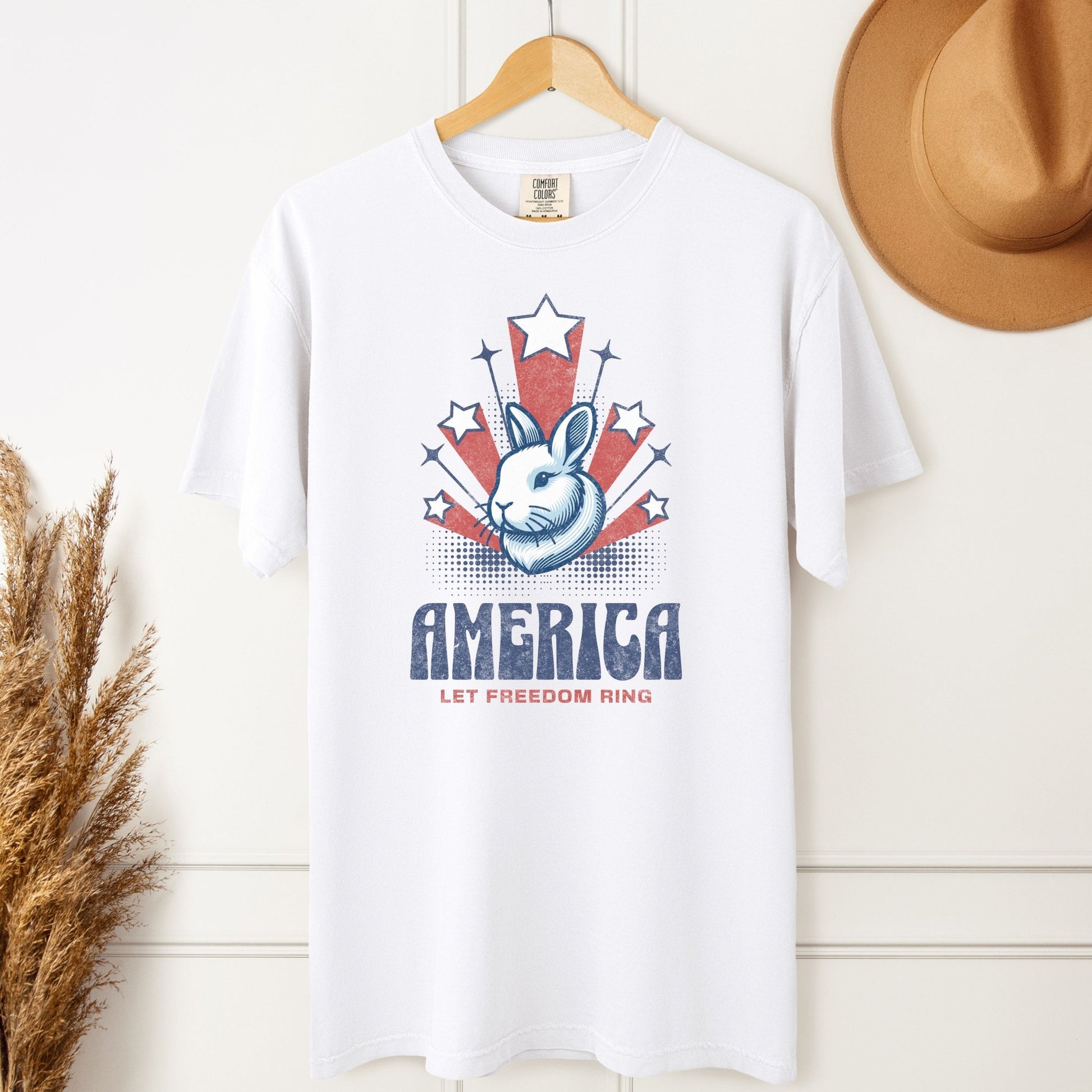 American Bunny Unisex Garment - dyed Heavyweight T-Shirt - Chester & Co.