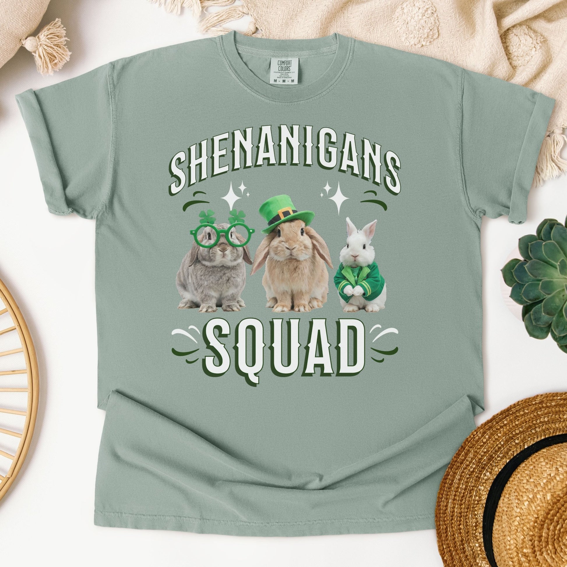 Shenanigans Squad Unisex Garment - dyed Heavyweight T-Shirt - Chester & Co.