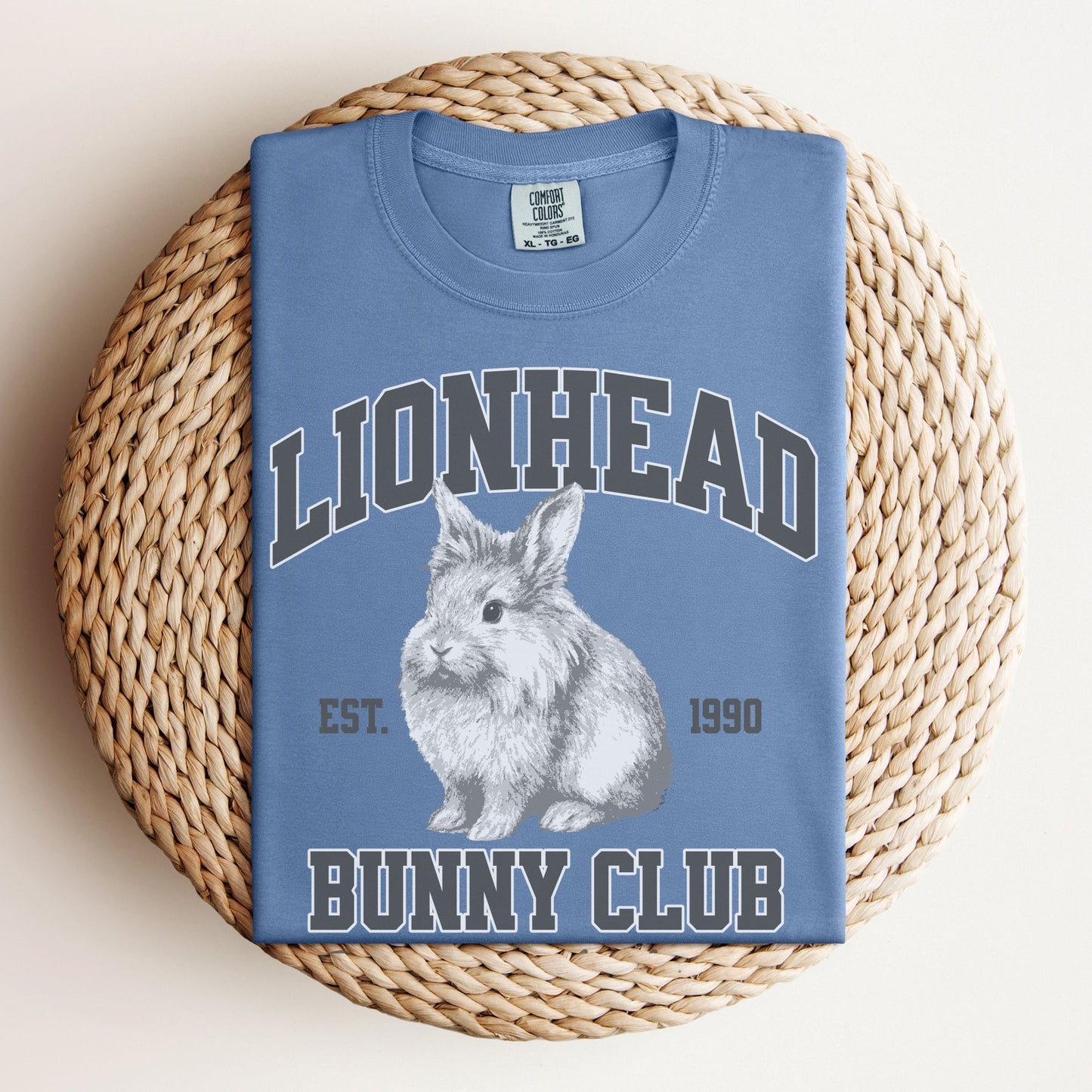 Lionhead Bunny Club Unisex Garment - dyed Heavyweight T-Shirt - Chester & Co.