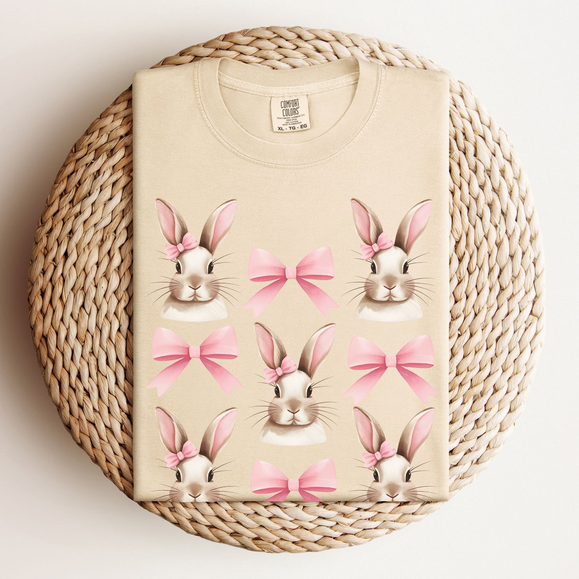 Buns and Bows Unisex Garment - dyed Heavyweight T-Shirt - Chester & Co.