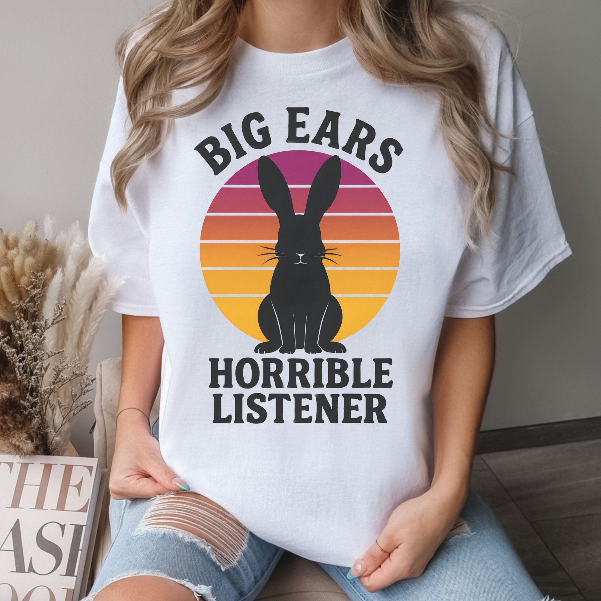 Big Ears, Horrible Listener Unisex Garment - dyed Heavyweight T-Shirt - Chester & Co.