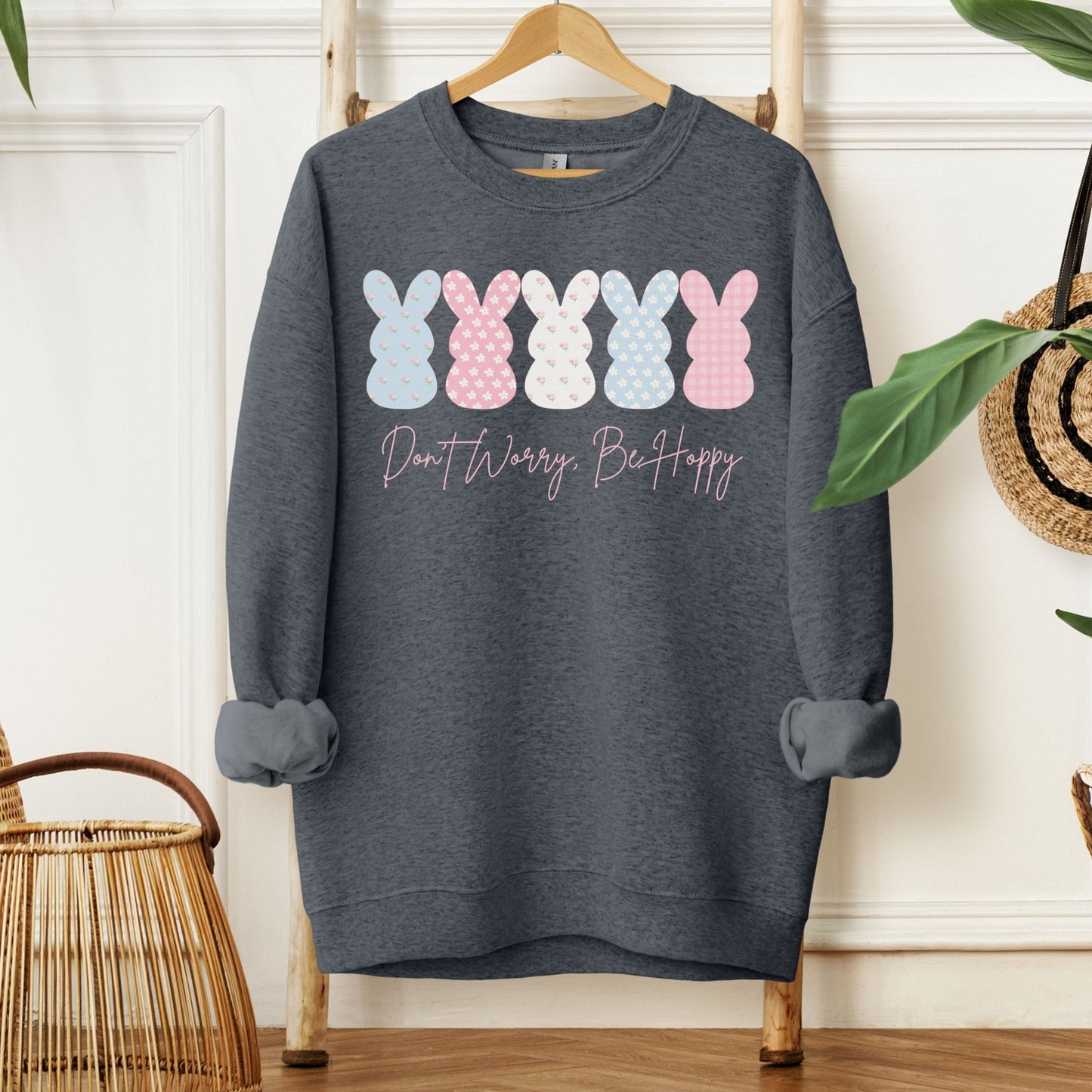 Don't Worry, Be Hoppy Unisex Sweatshirt - Chester & Co.