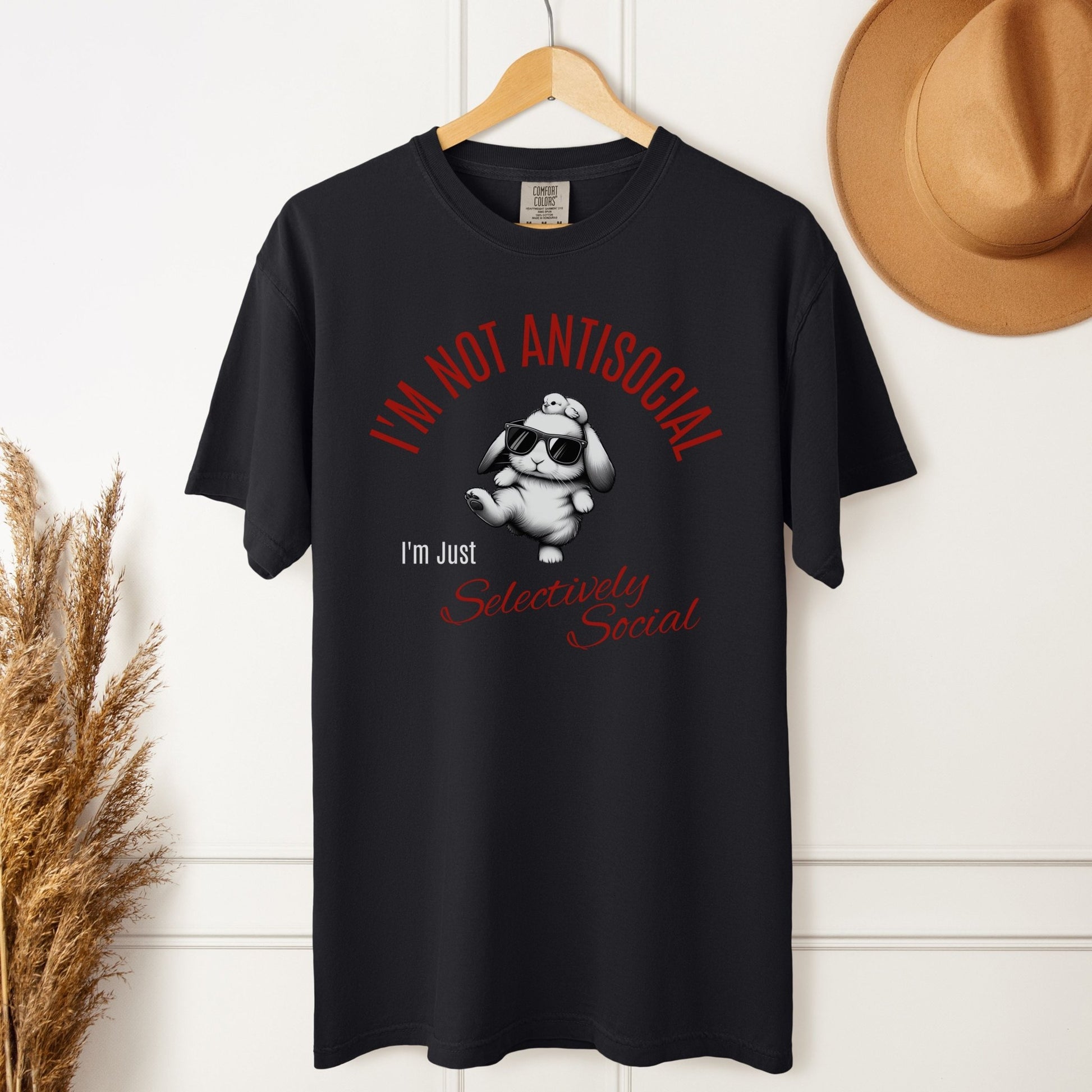 Selectively Social Unisex Garment - dyed Heavyweight T-Shirt - Chester & Co.