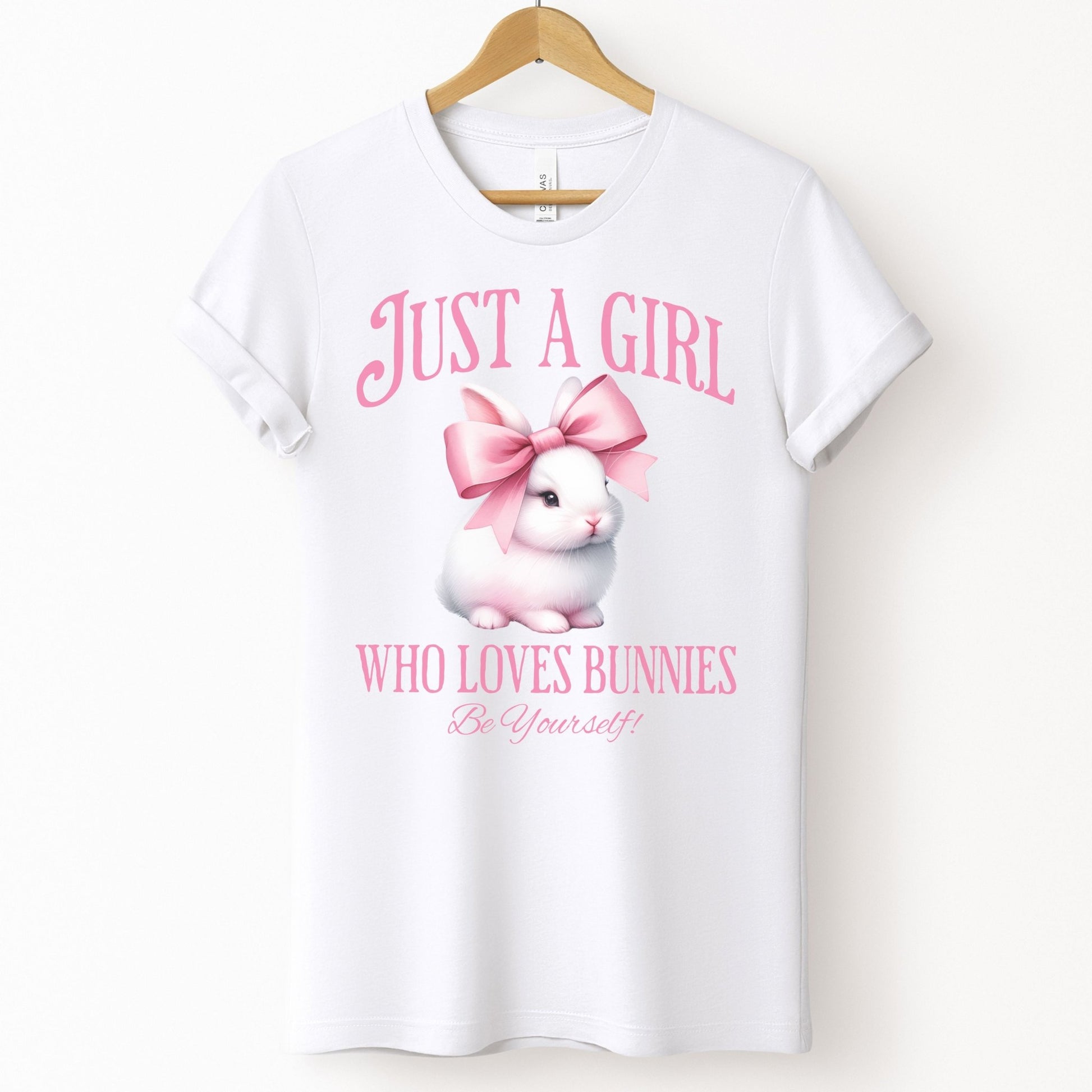 Just a Girl Who Loves Bunnies Unisex T-Shirt - Chester & Co.