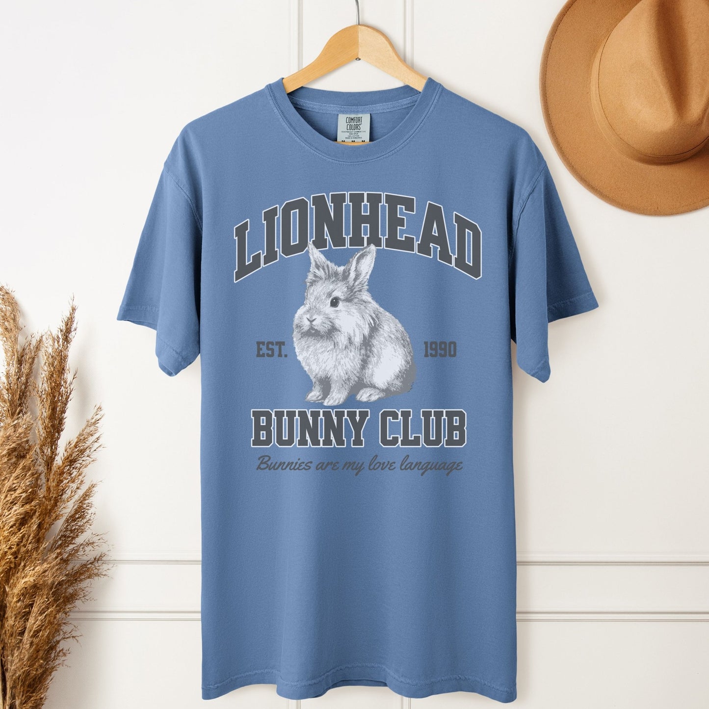 Lionhead Bunny Club Unisex Garment - dyed Heavyweight T-Shirt - Chester & Co.